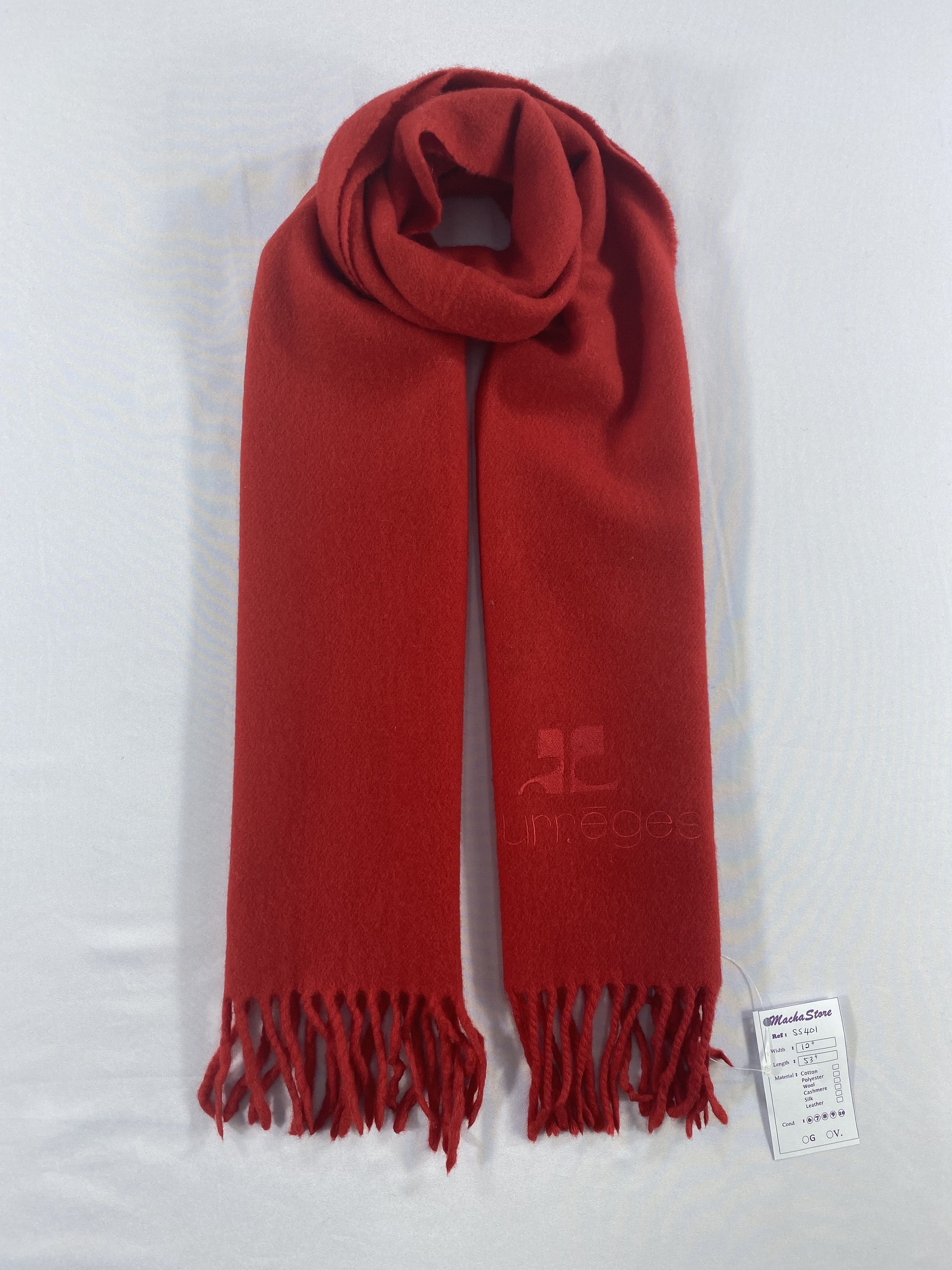 Courreges Courreges Scarf / Muffler / Neckwear Size ONE SIZE - 1 Thumbnail