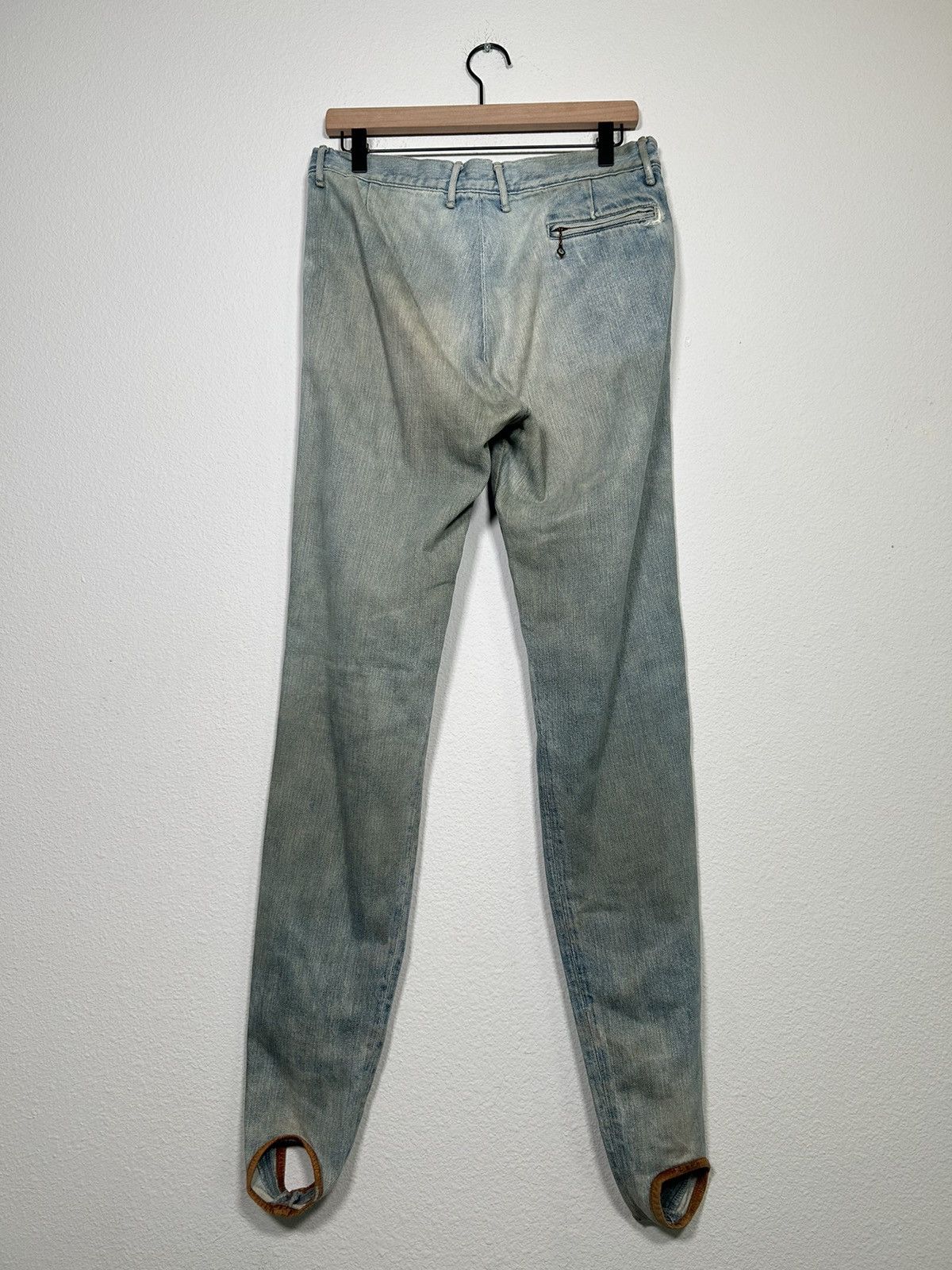 Kapital Stirrup Acid Wash Distressed Jeans Size 30" / US 8 / IT 44 - 3 Thumbnail