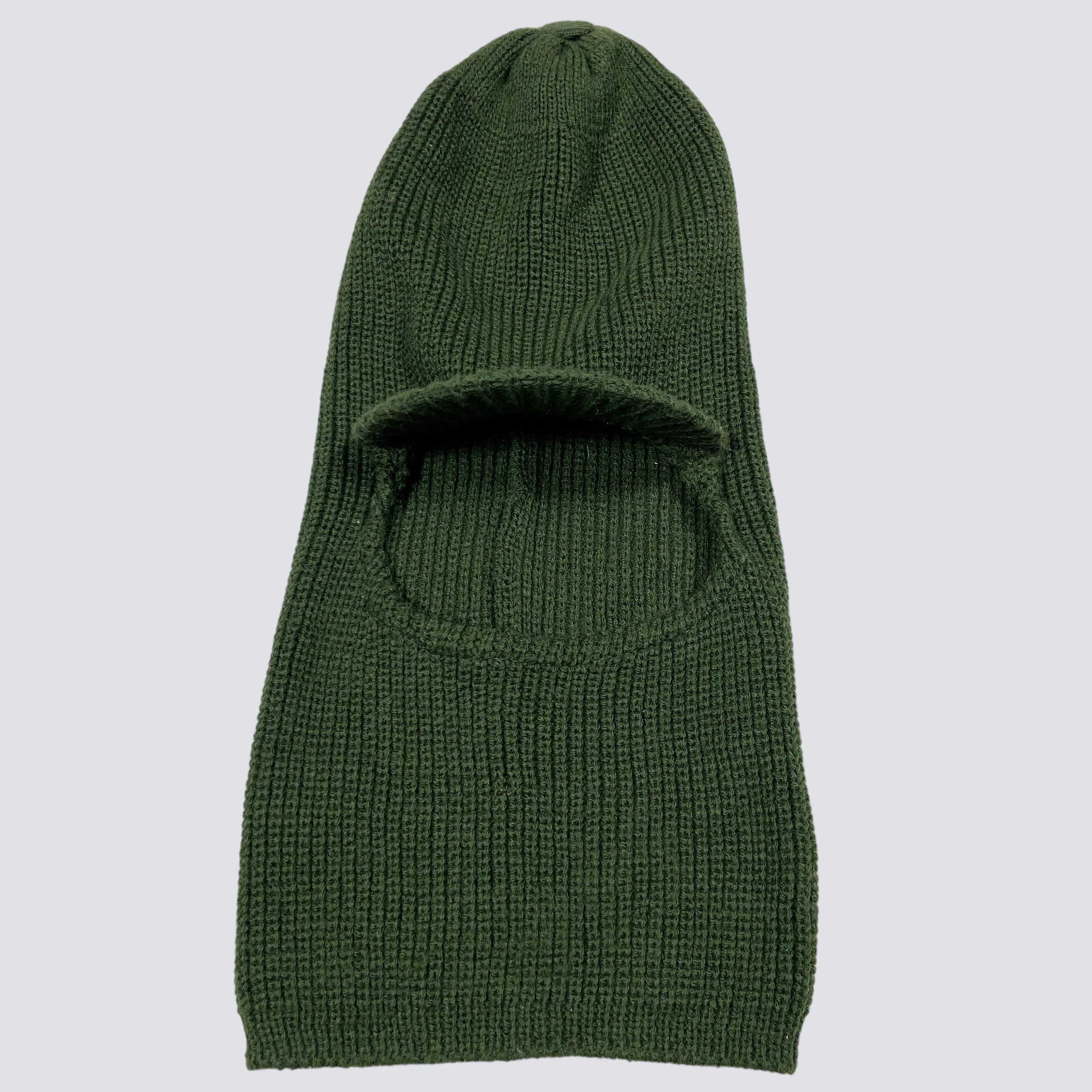 Vintage KNITTED BALACLAVA Y2K ARCHIVE VISOR NINJA SKI MASK - № 4144 Size ONE SIZE - 3 Thumbnail