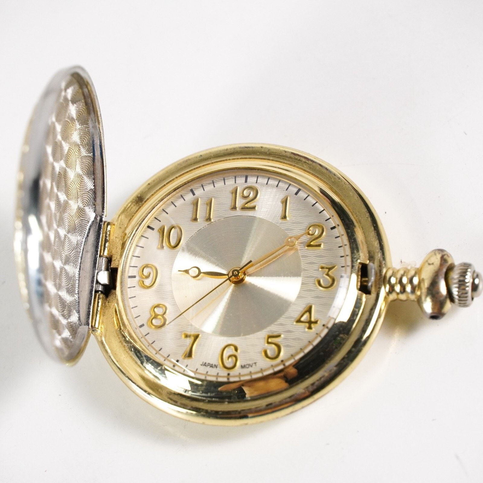 Allude Deer Pocket Quartz Watch Gold Silver Animal Elk Stag Case Size ONE SIZE - 4 Thumbnail