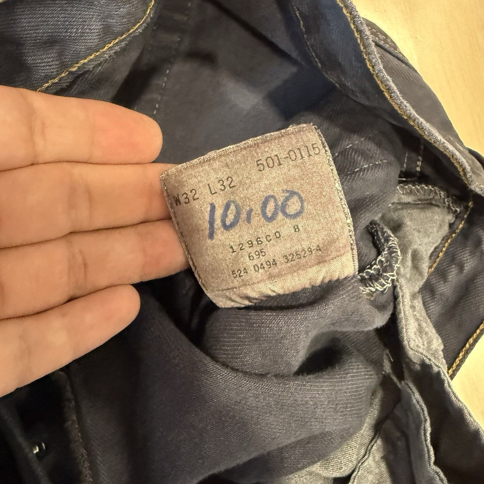 Levi's Vintage Levis 501 Jeans 30 Purple Straight Leg 90s Denim Size US 30 / EU 46 - 5 Thumbnail