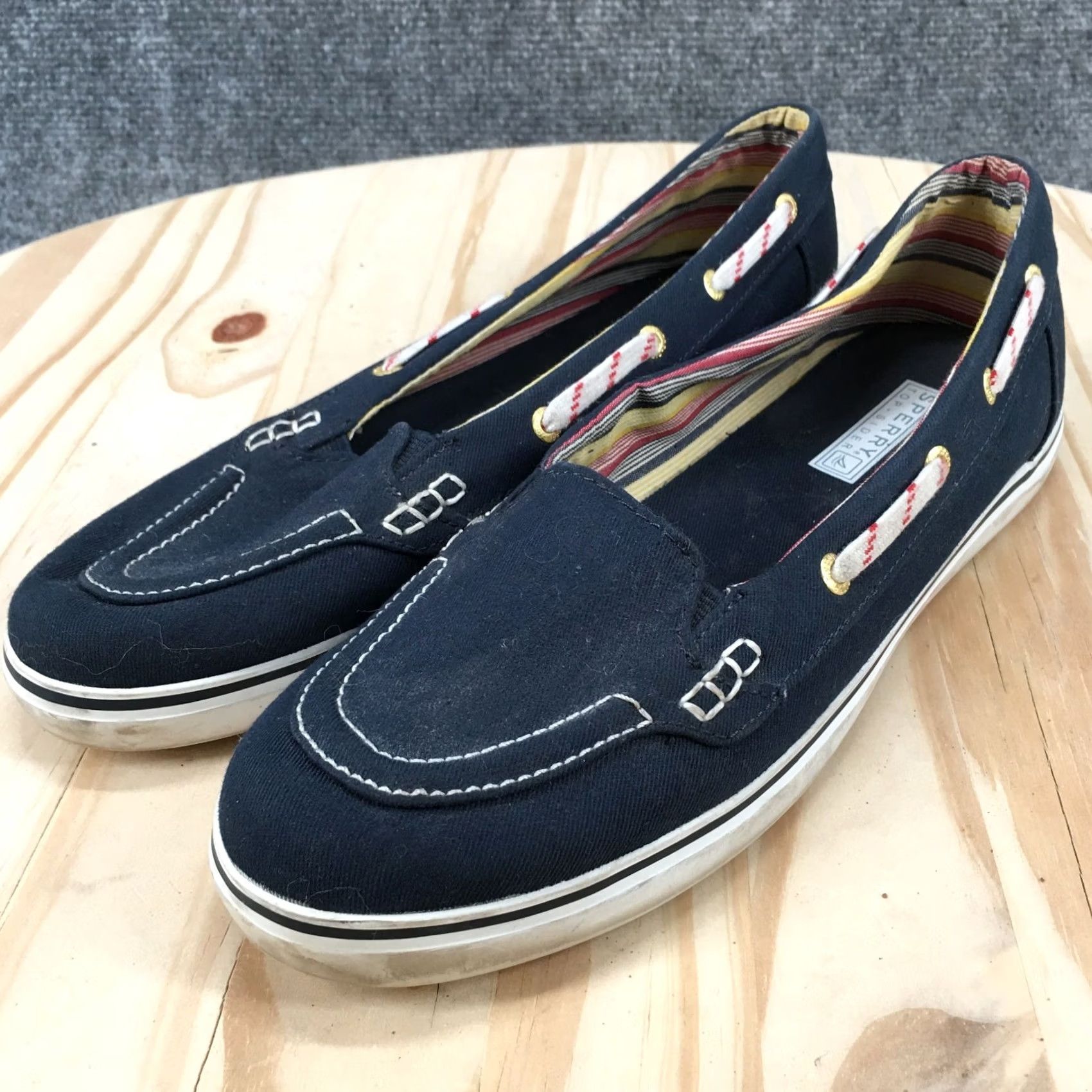 Sperry SPERRY Shoes Womens 10 M Loafers Slip On Comfort Flats Blue Top Sider STS91238 Size L / US 10 / IT 46 - 7 Thumbnail