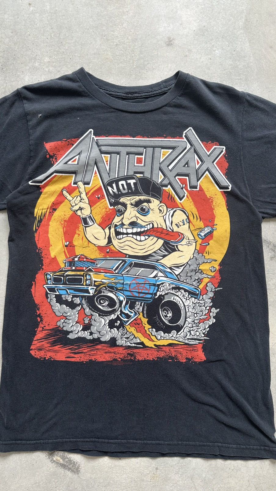 Band Tees × Vintage VINTAGD ANTHRAX BAND TEE Size US M / EU 48-50 / 2 - 2 Thumbnail