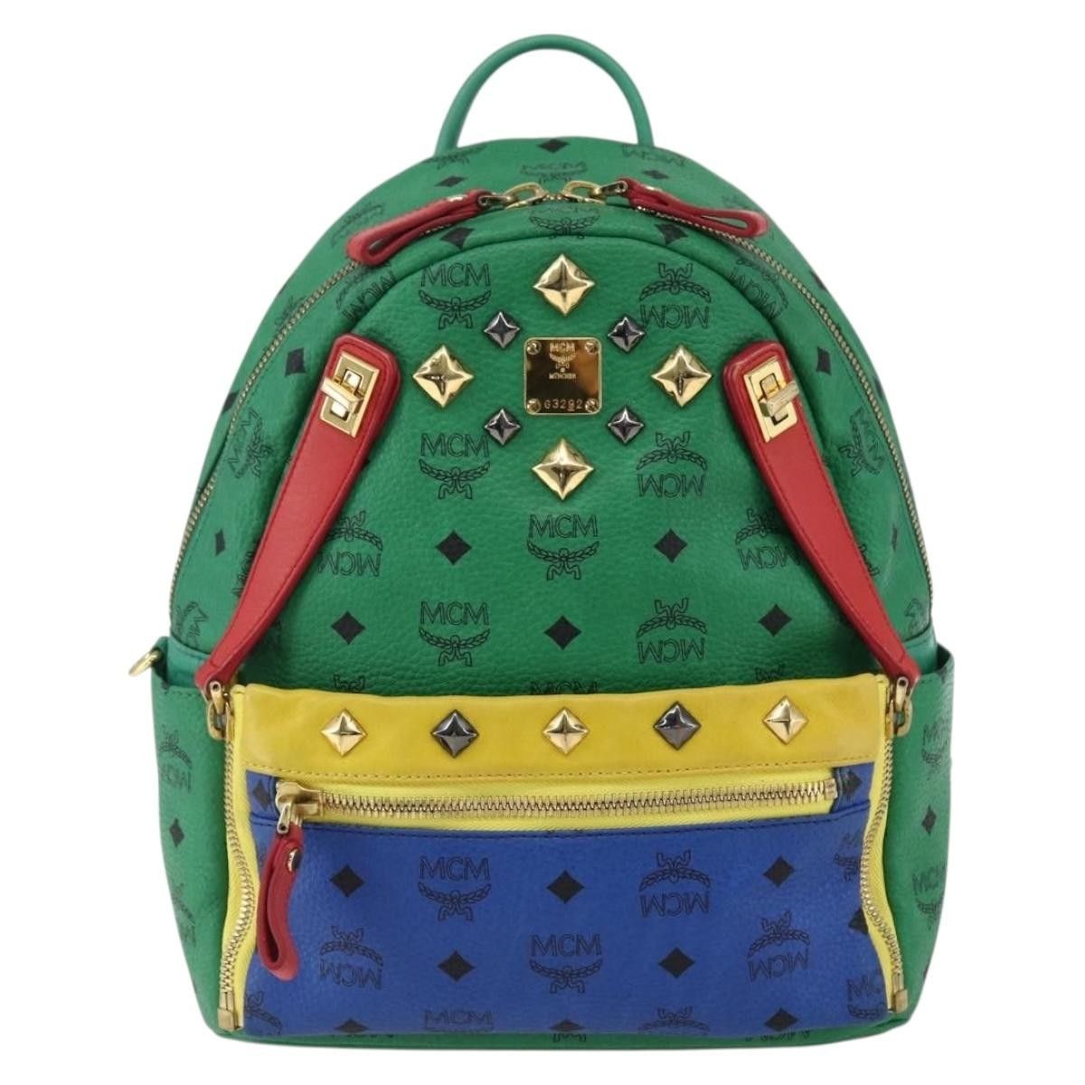 MCM MCM Vintage Vicetos Backpack PVC Leather Size ONE SIZE - 1 Thumbnail