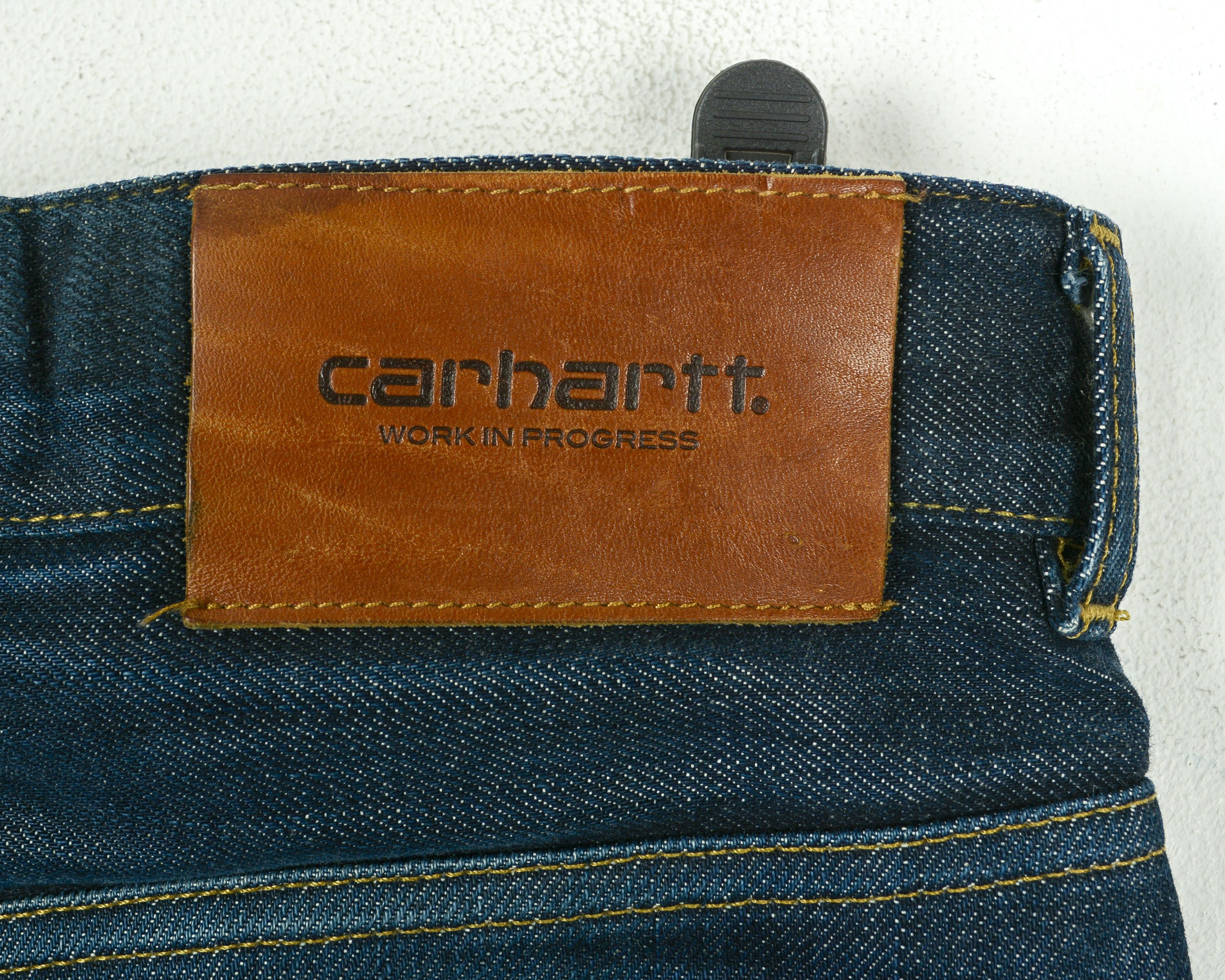Carhartt × Carhartt Wip Leyton Pant Selvedge Vtg W32 L32 Reg Straight Jeans Denim Size US 32 / EU 48 - 6 Thumbnail