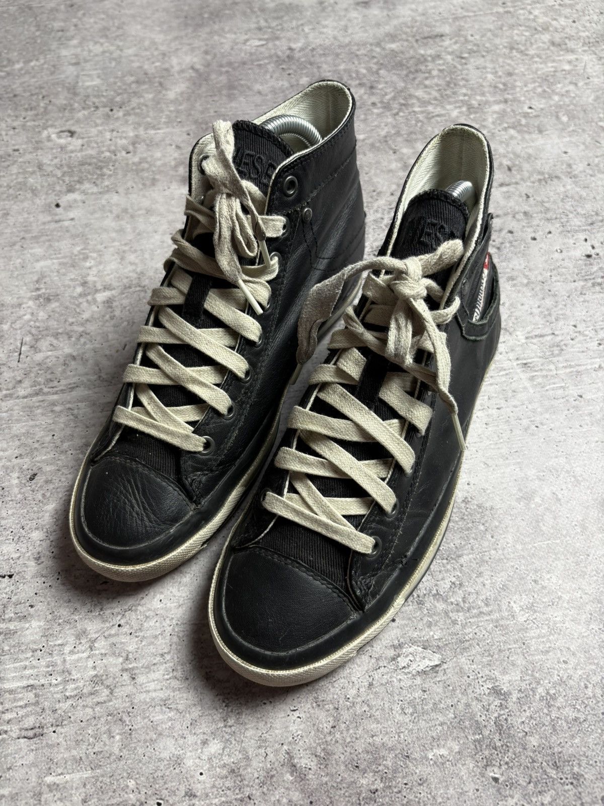 Diesel Vintage Leather Diesel Sneakers Size US 6.5 / EU 39-40 - 3 Thumbnail