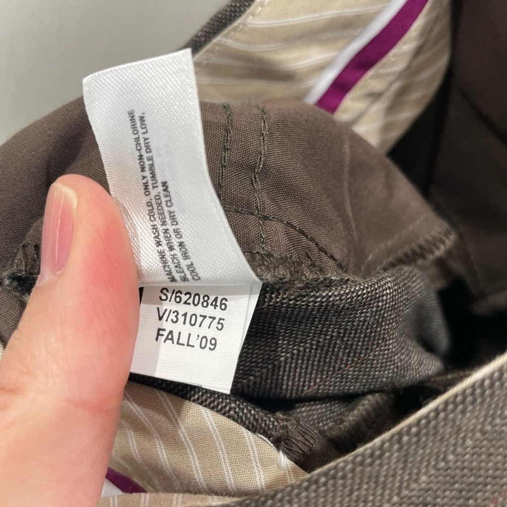 Gap NEW Gap Brown Low Rise Curvy Fit Straight Leg Trousers 8 Size 30" / US 8 / IT 44 - 7 Thumbnail