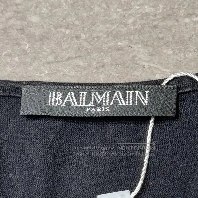 Balmain Balmain Sleeveless Black Logo T-Shirt for Women . Size S / US 4 / IT 40 - 3 Thumbnail