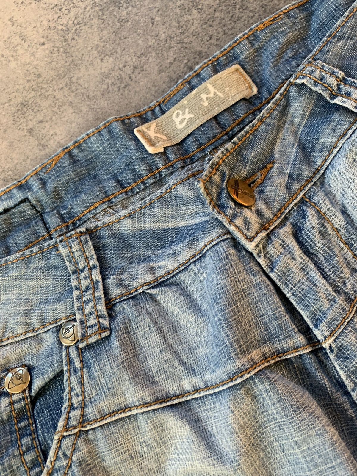 Hysteric Glamour × Japanese Brand Vintage Rick Owens Junya Watanabe Style Washed Jeans Size US 34 / EU 50 - 16 Thumbnail