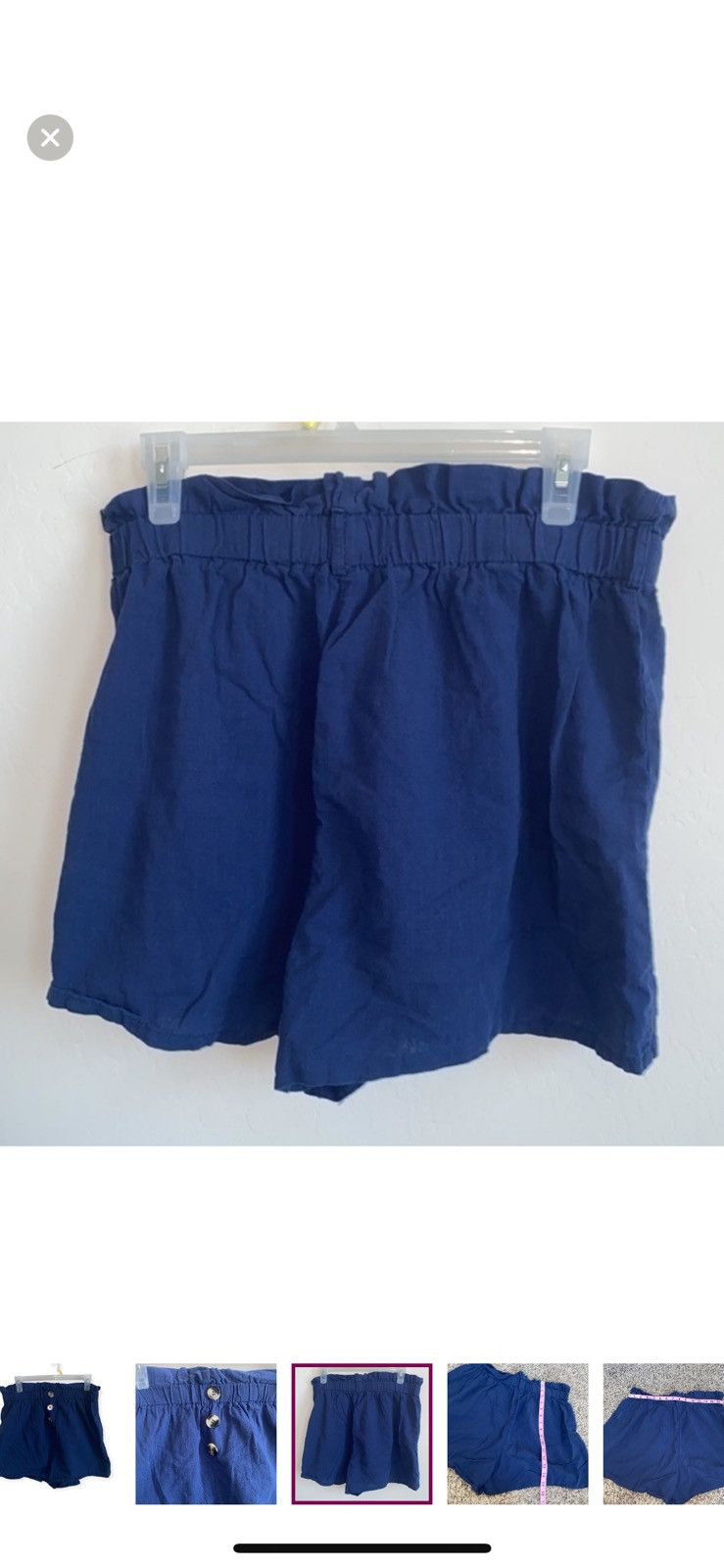 Shein Shein 0XL Paperbag shorts Size 36" / US 14 / IT 50 - 5 Thumbnail
