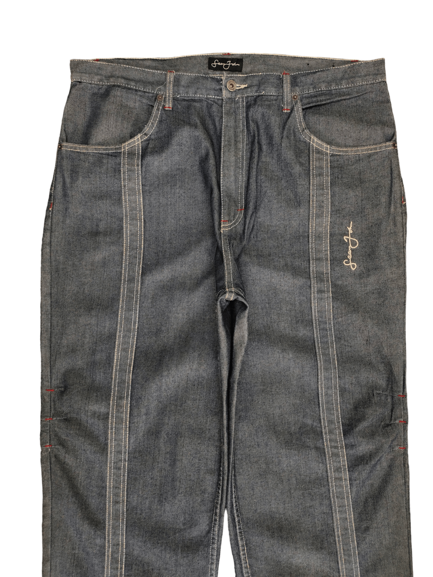 Sean John Sean John Embroidered Wide Leg Denim Y2k Jnco Baggy Jeans Size US 38 / EU 54 - 3 Thumbnail