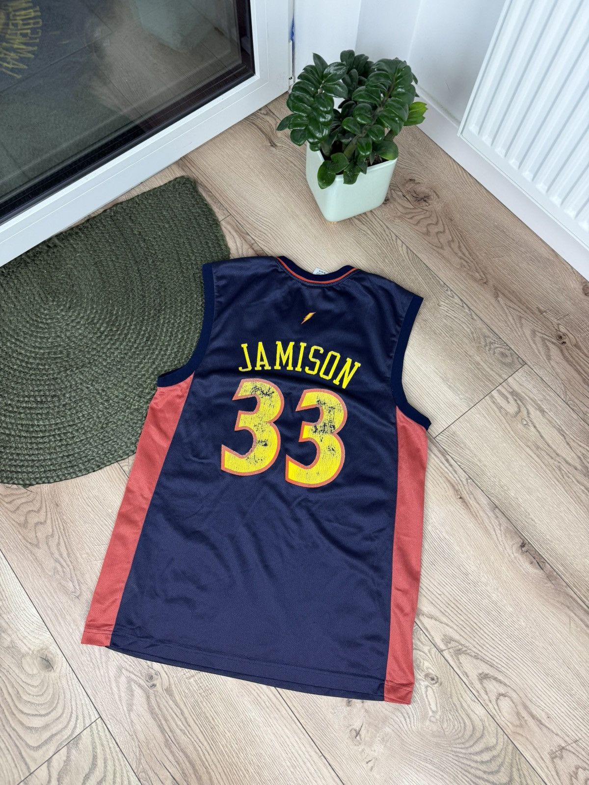 NBA × Reebok × Vintage Vintage Golden State Warriors Jersey Reebok NBA Jamison #33 Size US M / EU 48-50 / 2 - 6 Thumbnail