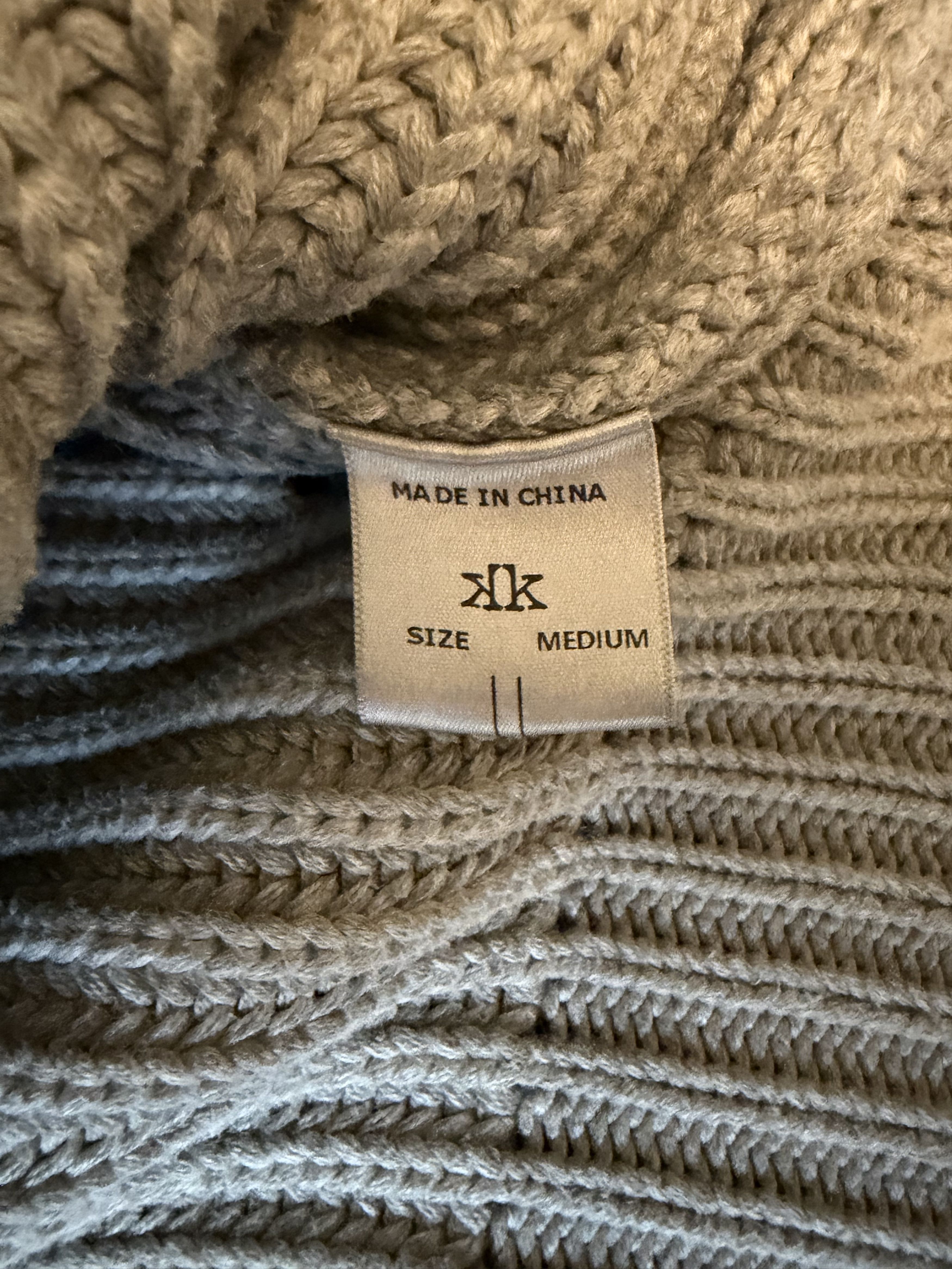 K-Two Studios Ktwo studios knit sweater grey Size US M / EU 48-50 / 2 - 5 Thumbnail