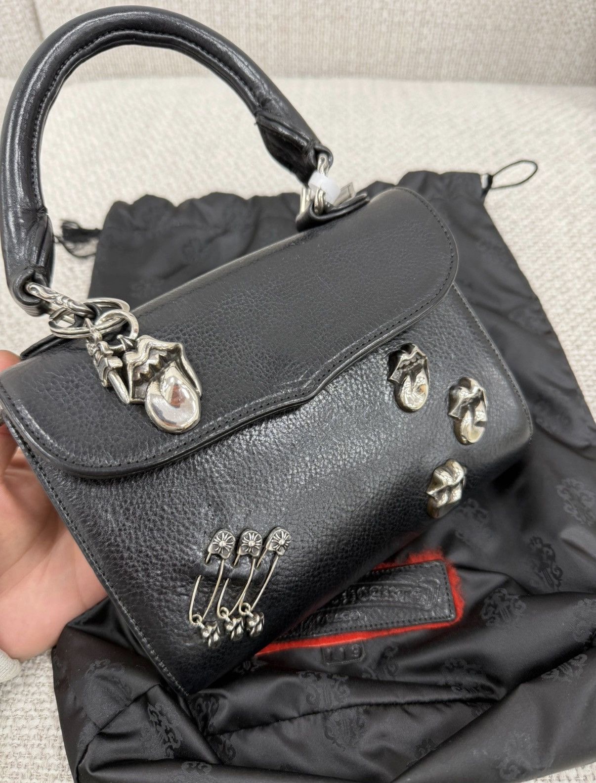 Chrome Hearts Chrome Hearts Red Rolling Stones Co-brand Doc Bag Size ONE SIZE - 3 Thumbnail