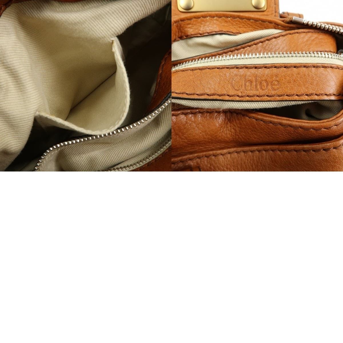 Chloe Chloe Paddington Mini Satchel Calfskin Leather Tan Size ONE SIZE - 8 Thumbnail