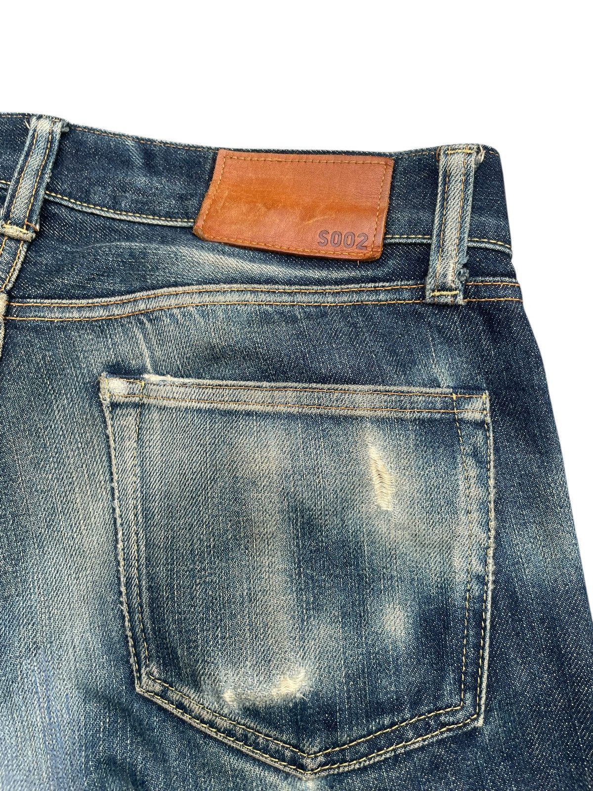 Japanese Brand × Uniqlo Uniqlo UJ S002 Selvedge Distresed Jeans Size US 34 / EU 50 - 11 Thumbnail