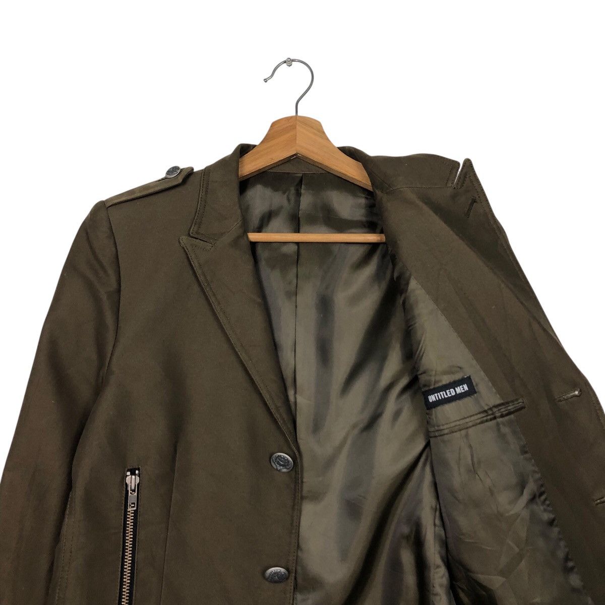 Issey Miyake 📌Cropped Biker Jacket Untitled Men Multi Pocket Astro Style Size US M / EU 48-50 / 2 - 12 Thumbnail