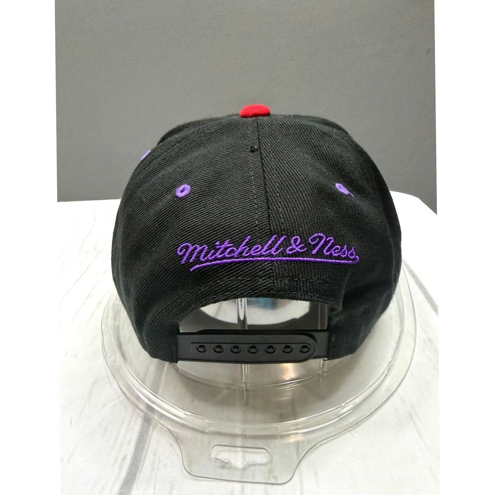 Mitchell & Ness Mitchell & Ness Toronto Raptors Snapback Hat Mens Black Red HWC OSFA Size ONE SIZE - 5 Thumbnail