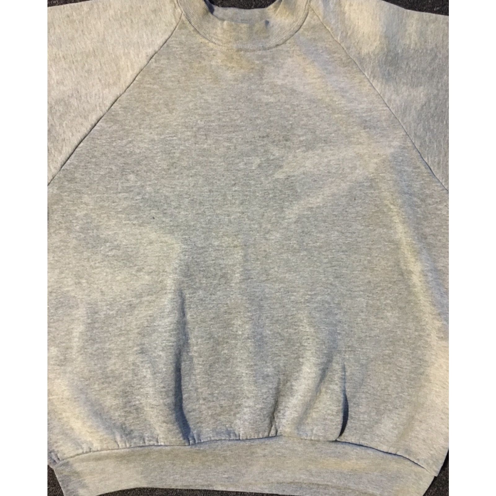 Fruit Of The Loom VINTAGE Fruit of the Loom Hoodie Mens S Gray 90s Grunge Punk Skate Surf Biker USA Distressed Faded Sweatshirt Size US S / EU 44-46 / 1 - 3 Thumbnail