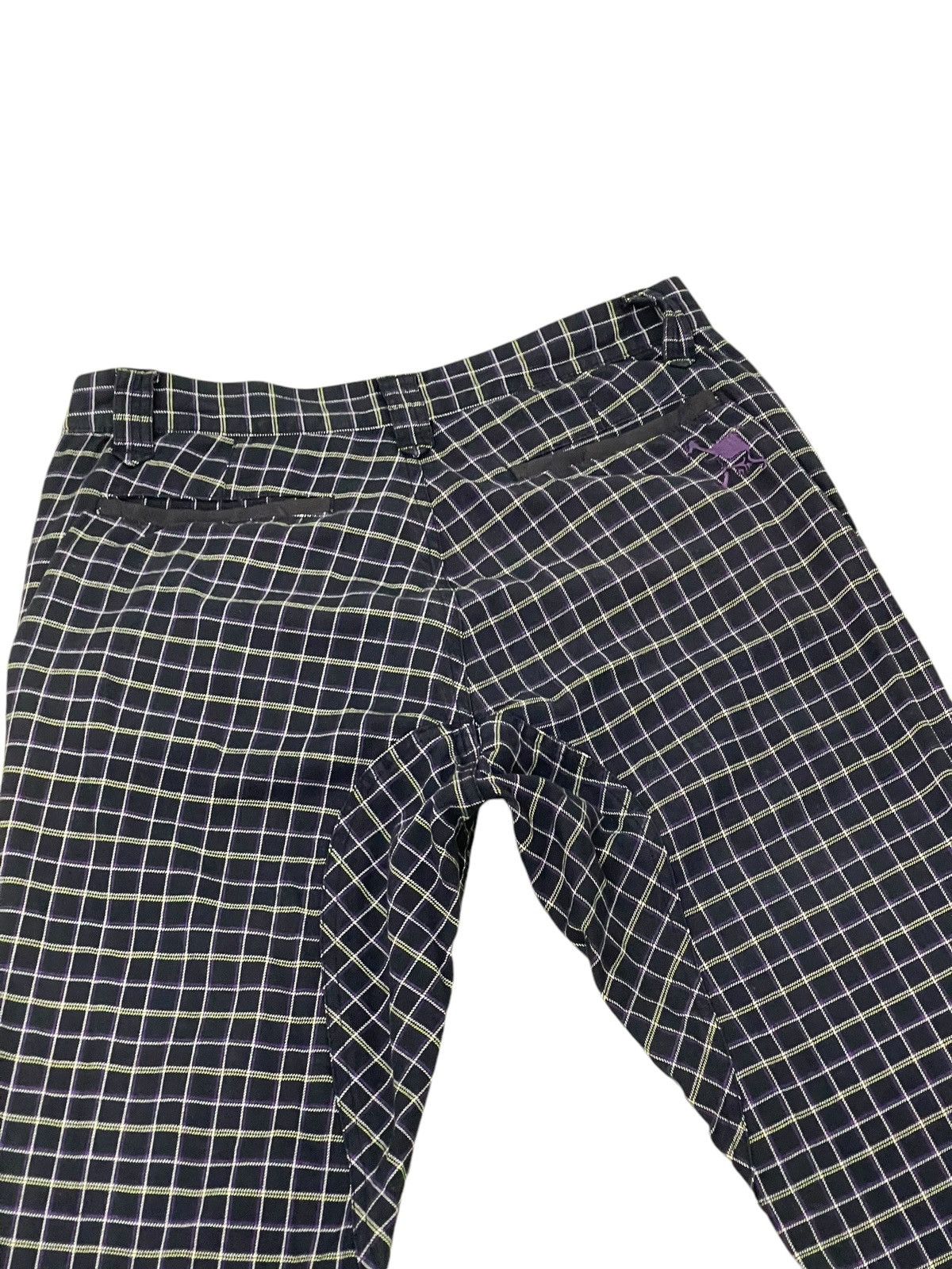 Le Grande Bleu (L.G.B.) Flare Pant Oakley Plaid Stretch Boot Cut 8🟦9 Size US 31 - 19 Thumbnail