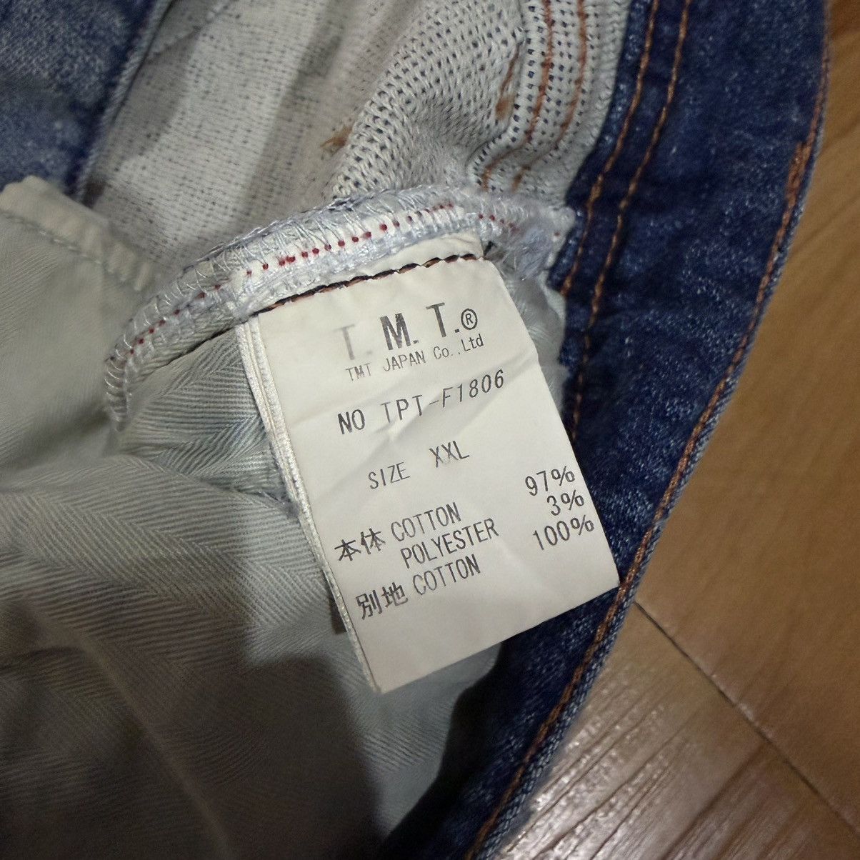 TMT TMT Japan Damaged Distressed Stitch Denim Jeans Size US 34 / EU 50 - 9 Thumbnail