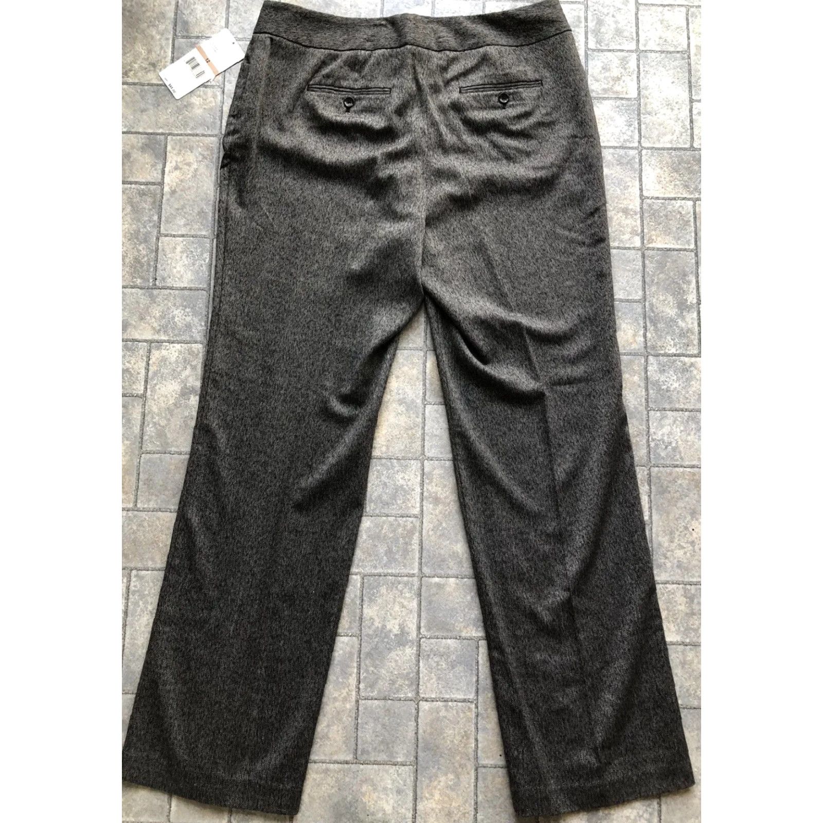 Vintage VINTAGE NWT New Rafaella Studio Pants Curvy Defined Waist Higher Back Rise Size 12 Black Size 34" / US 12 / IT 48 - 2 Thumbnail