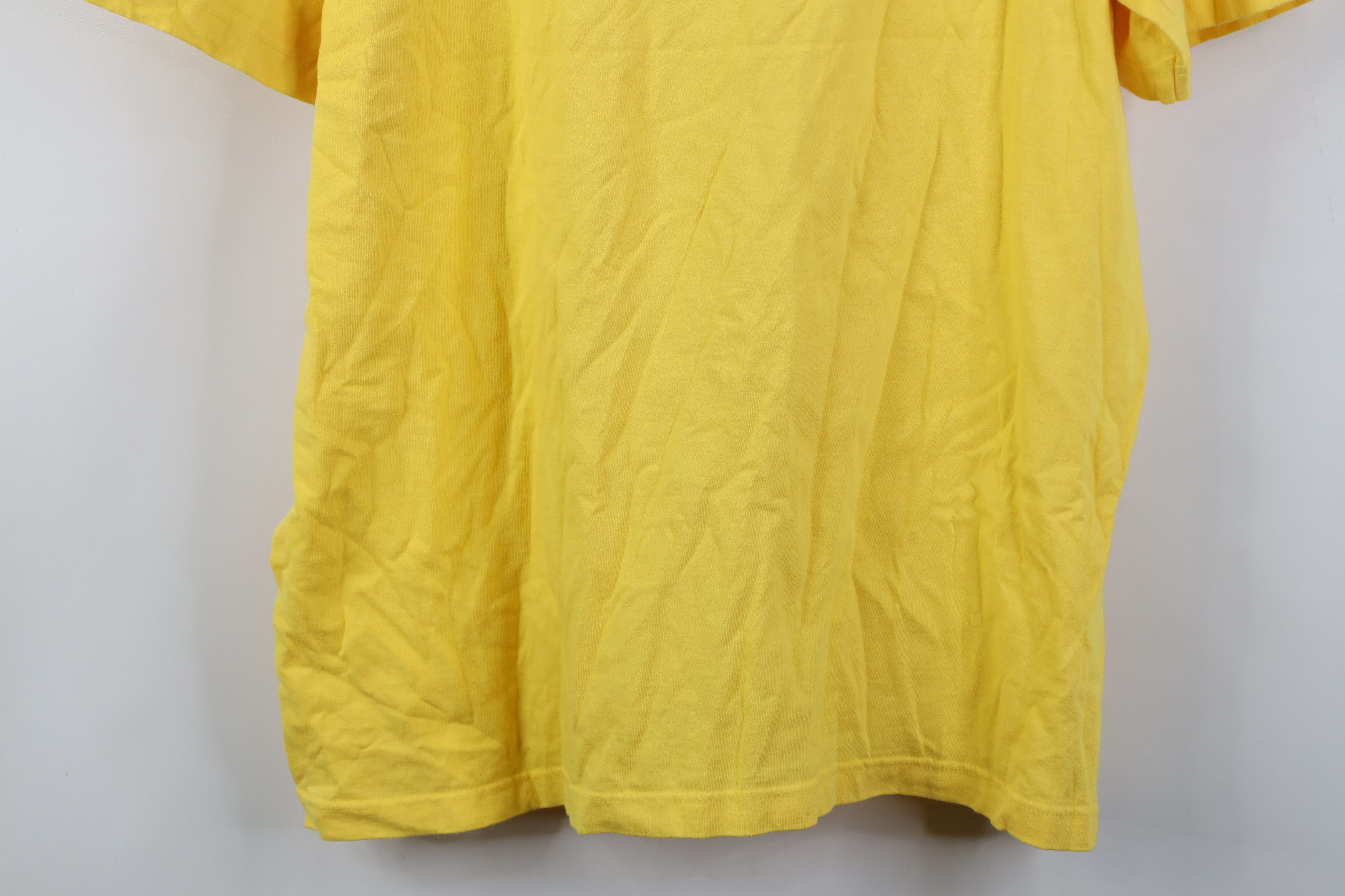 Ralph Lauren Vintage 90s Y2K Chaps Ralph Lauren Spell Out T-Shirt Yellow Size US L / EU 52-54 / 3 - 13 Thumbnail