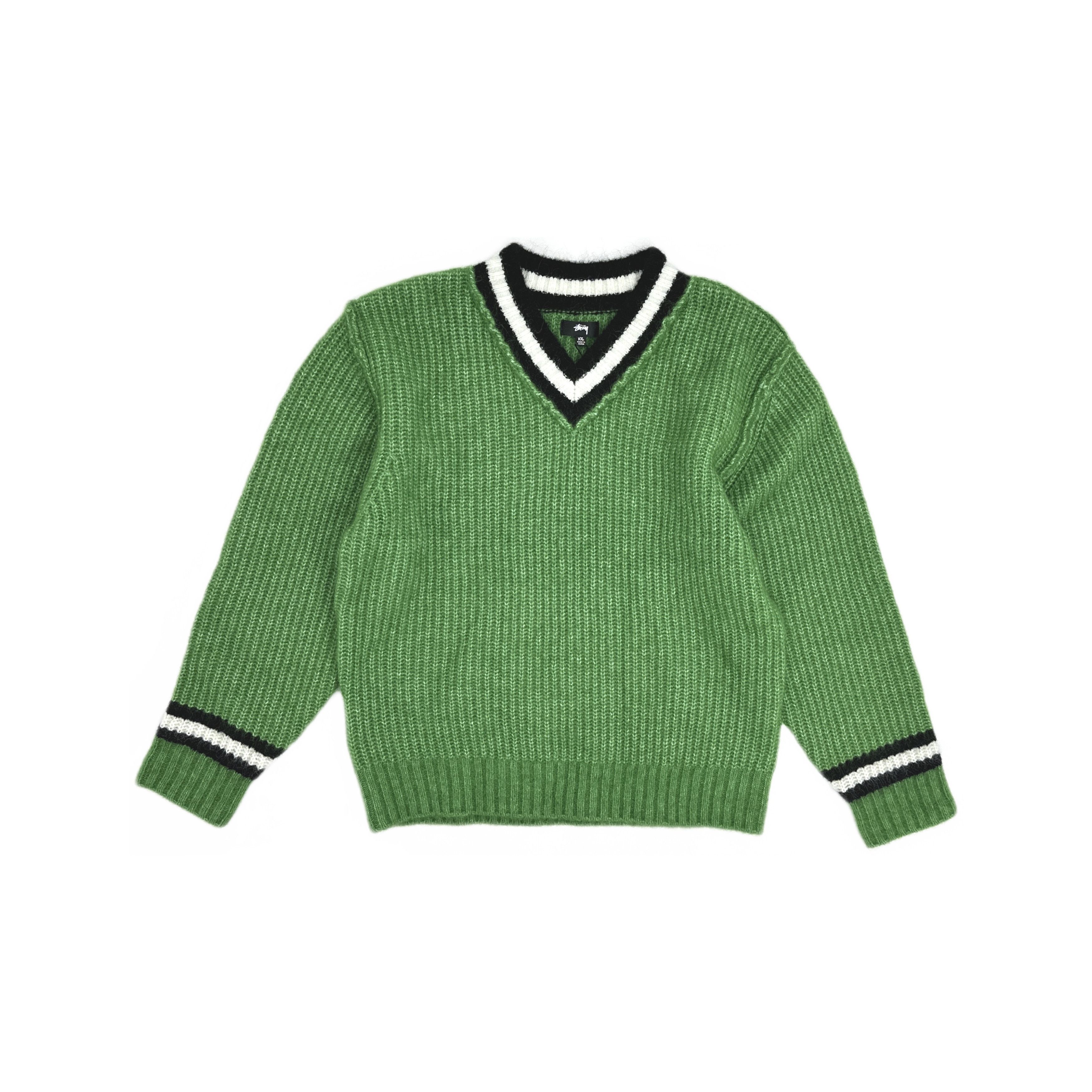 Stussy Stussy Mohair Tennis Sweater XXL Size US XXL / EU 58 / 5 - 1 Thumbnail