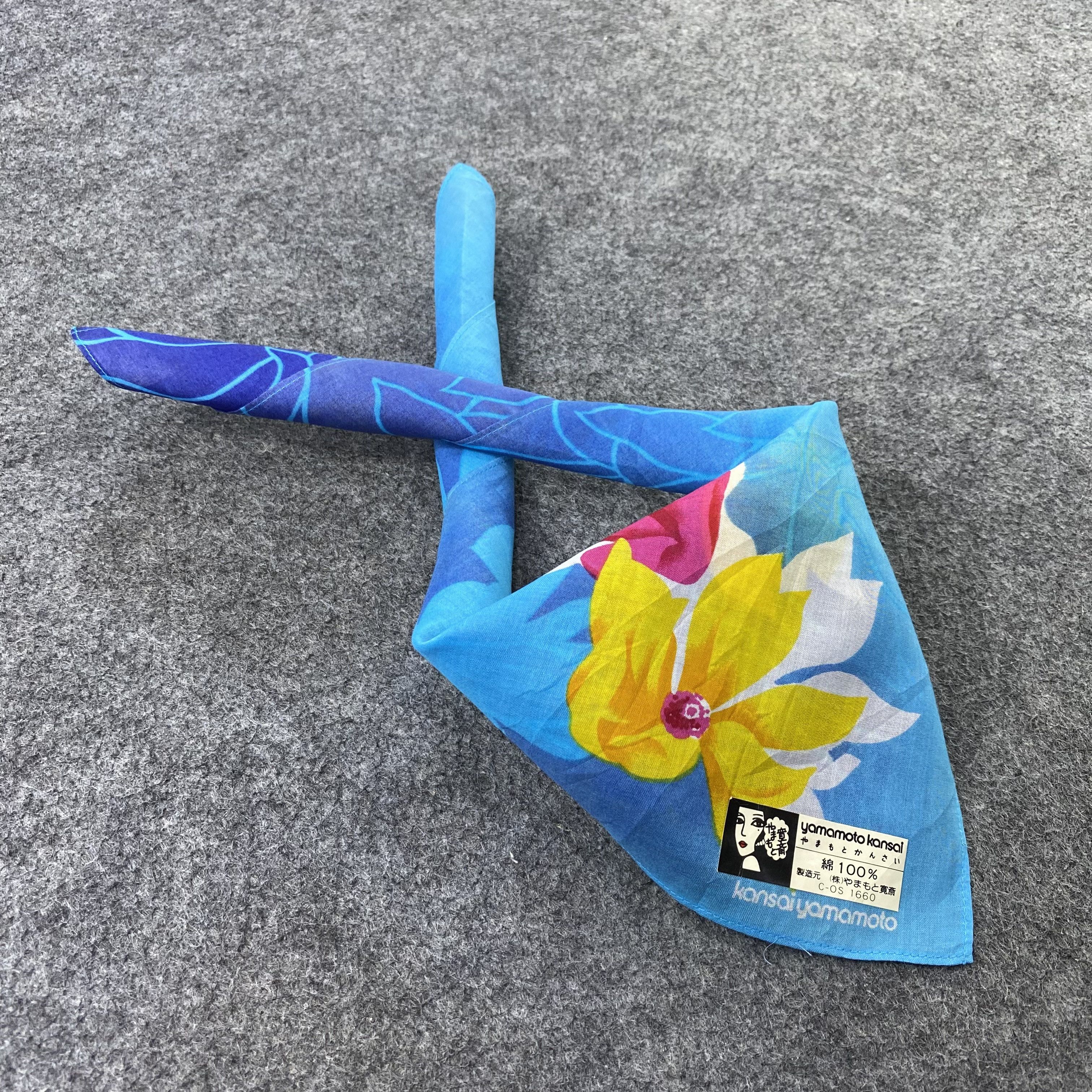 Kansai Yamamoto Kansai Yamamoto Handkerchief Neckerchief Bandana-B1632 Size ONE SIZE - 1 Thumbnail