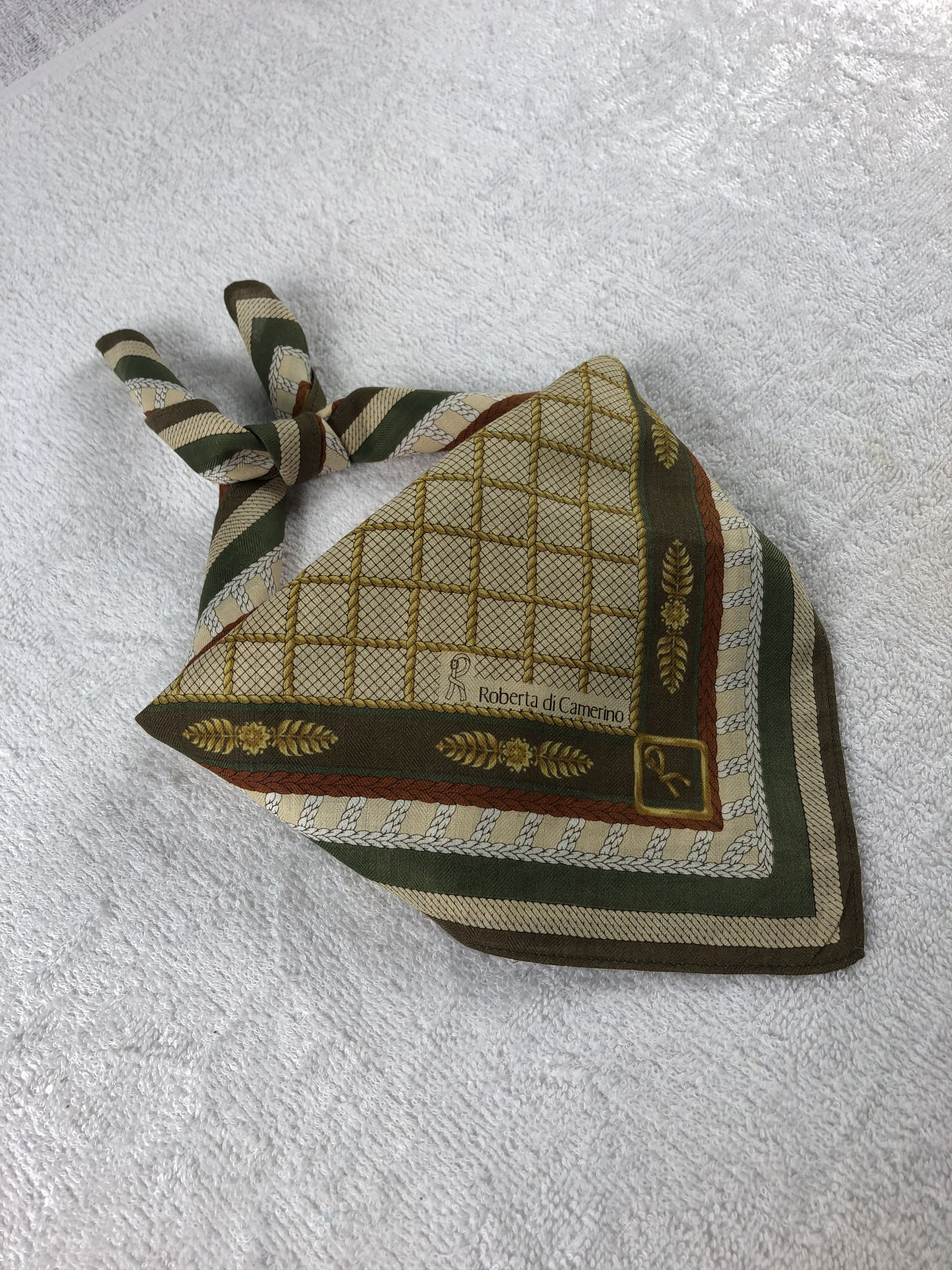 Roberta di Camerino × Vintage Roberta Di Camerino Handkerchief / Bandana / Neckerchief Size ONE SIZE - 2 Thumbnail