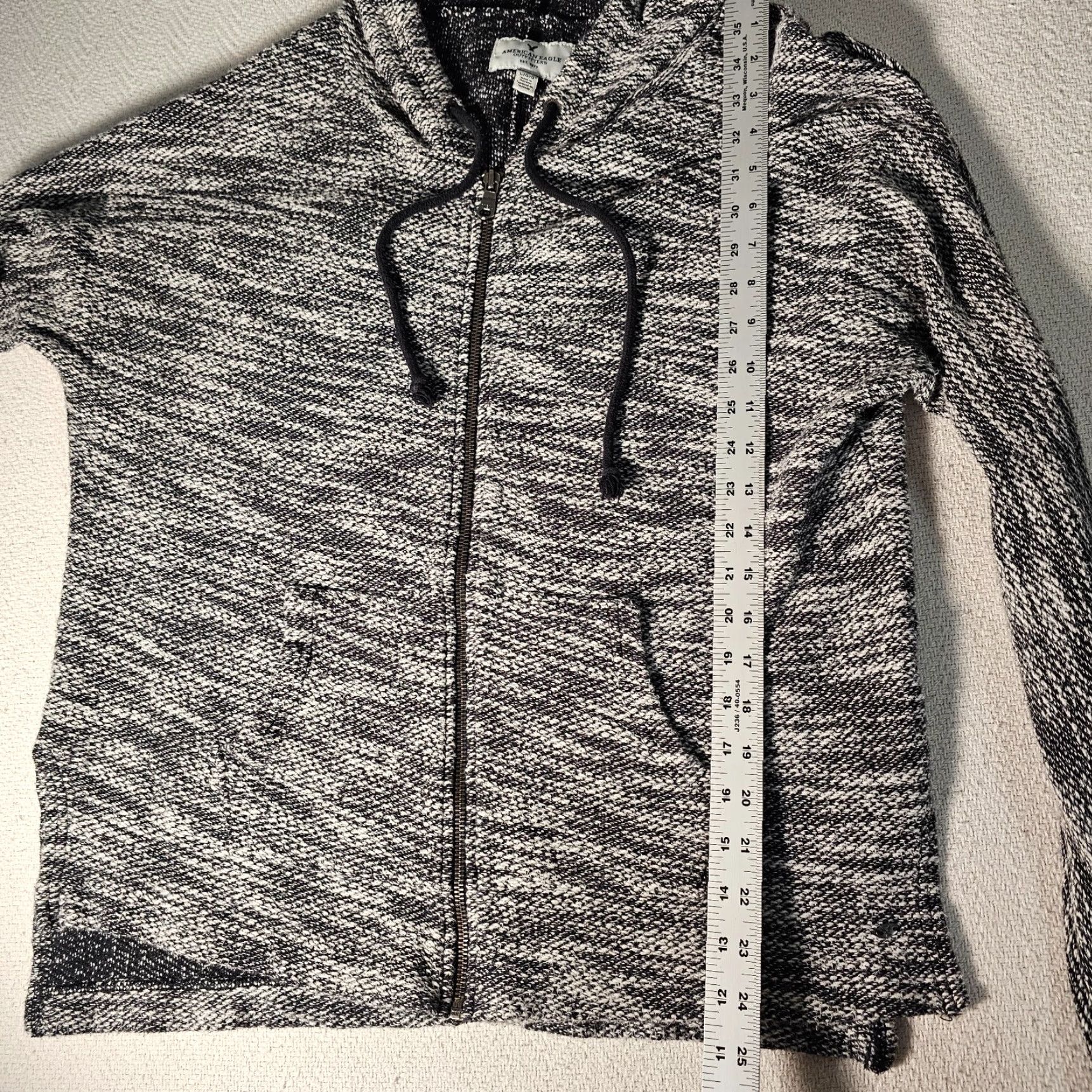 American Eagle Outfitters American Eagle Outfitters Full Zip Hoodie Hooded Sweatshirt Women L Heather Gray Size L / US 10 / IT 46 - 5 Thumbnail