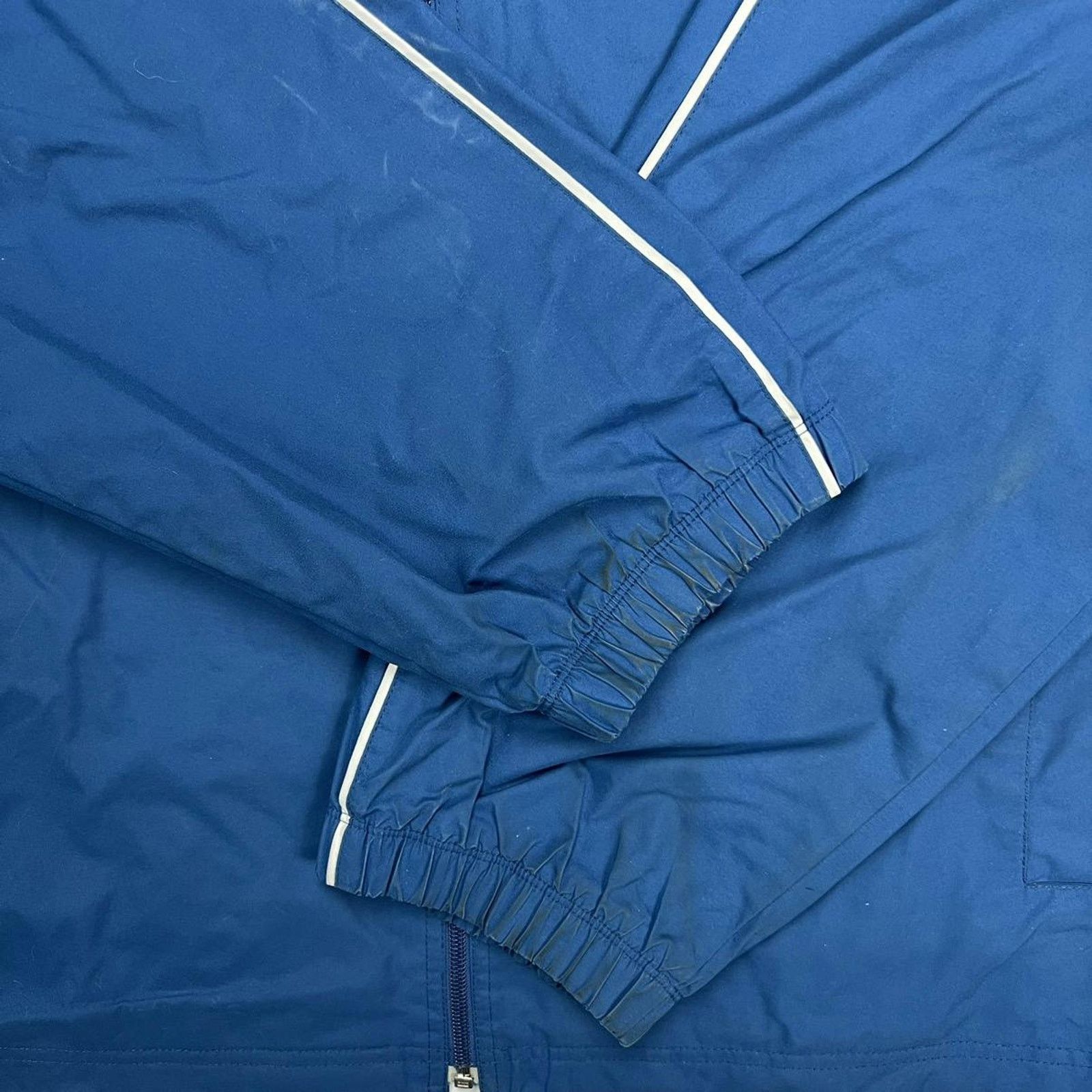 Nike × Vintage Nike Sportswear Jacket Large Swoosh Zip Windbreaker Bomber Size US L / EU 52-54 / 3 - 3 Thumbnail