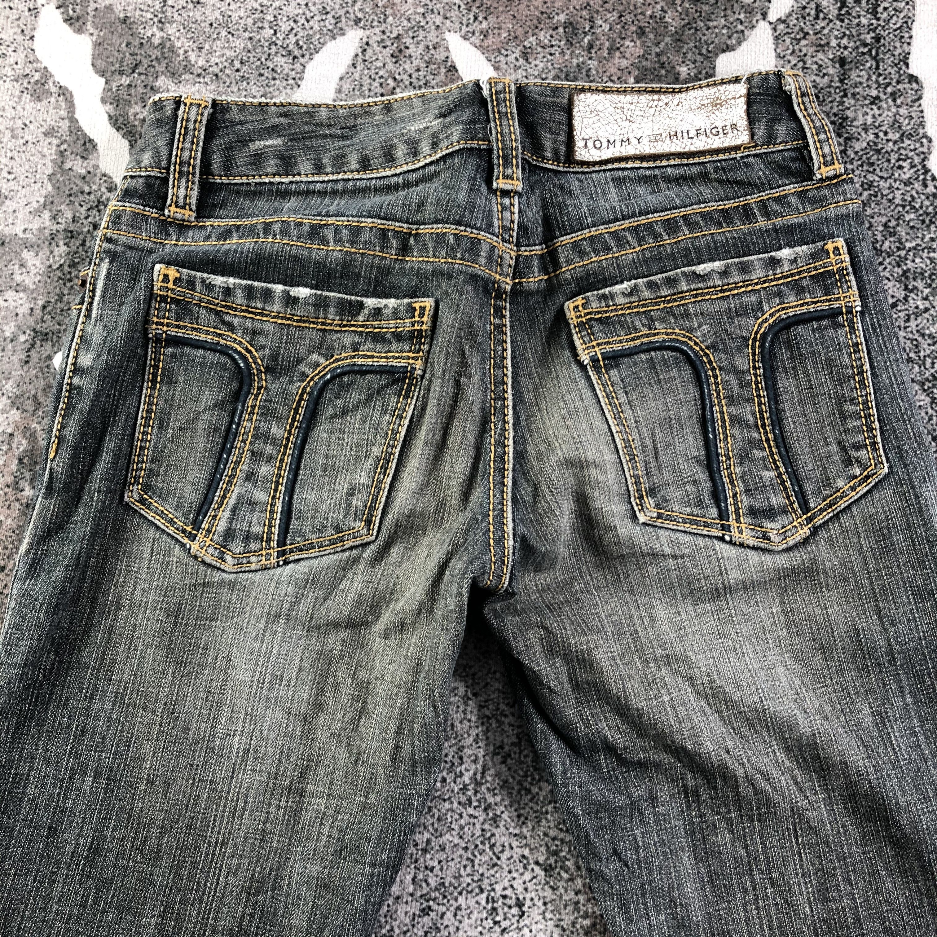 Tommy Hilfiger Tommy Hilfiger Jeans Faded Blue Flare Denim KJ1573 Size 26" / US 2 / IT 38 - 4 Thumbnail