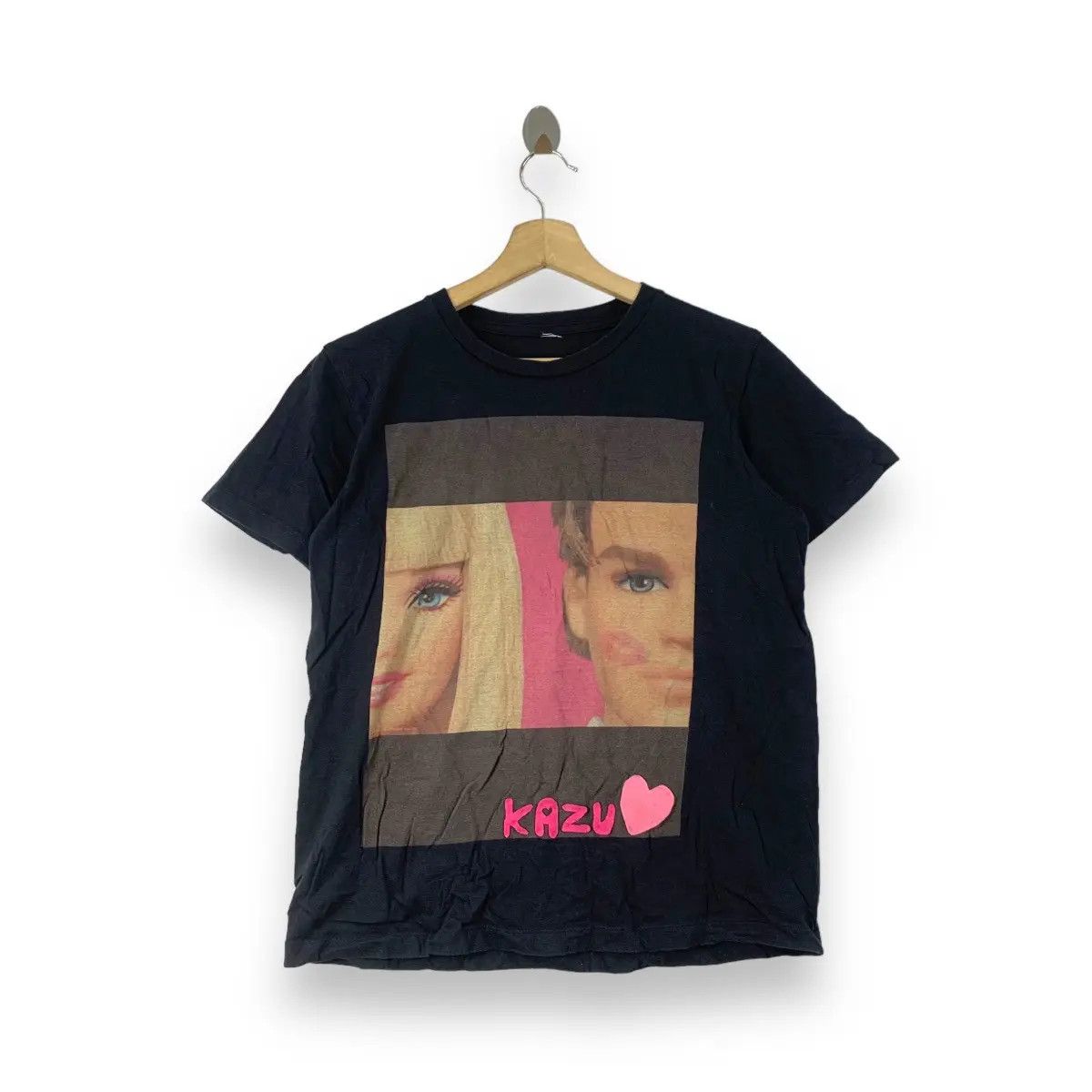 Vintage BARBIE & KEN KAZU Collection Embossed Love Tee Shirt Top Size M / US 6-8 / IT 42-44 - 1 Thumbnail