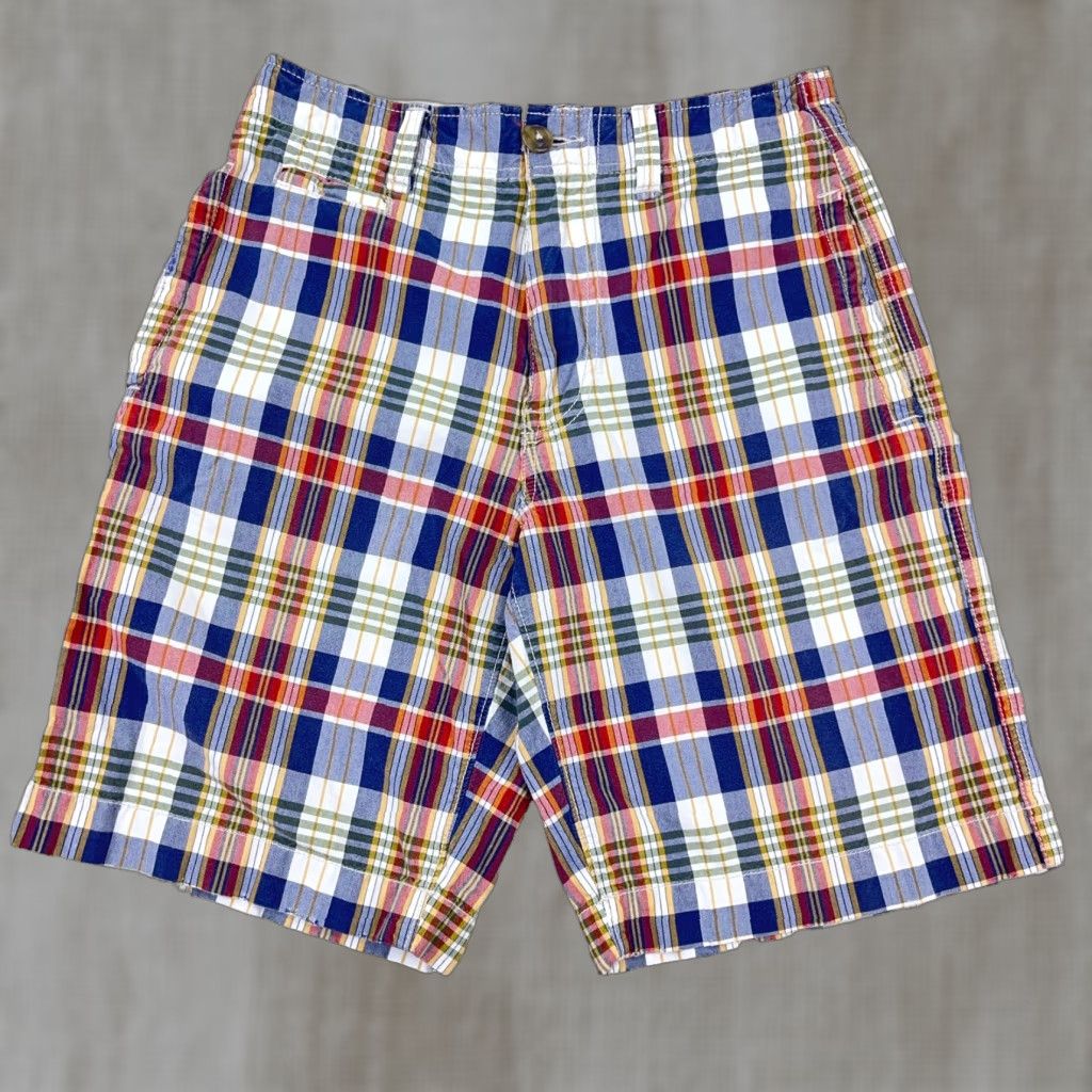 American Eagle Outfitters VINTAGE American Eagle Outfitters Chino Shorts Men 28 Blue Red Plaid Tartan Preppy Jeans? Size US 28 / EU 44 - 1 Thumbnail