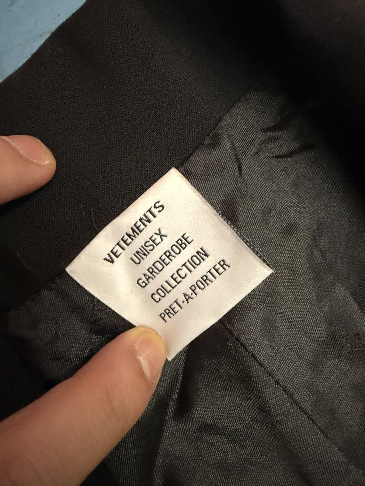 Vetements VETEMENTS BLACK BLAZER Size 40L - 4 Thumbnail