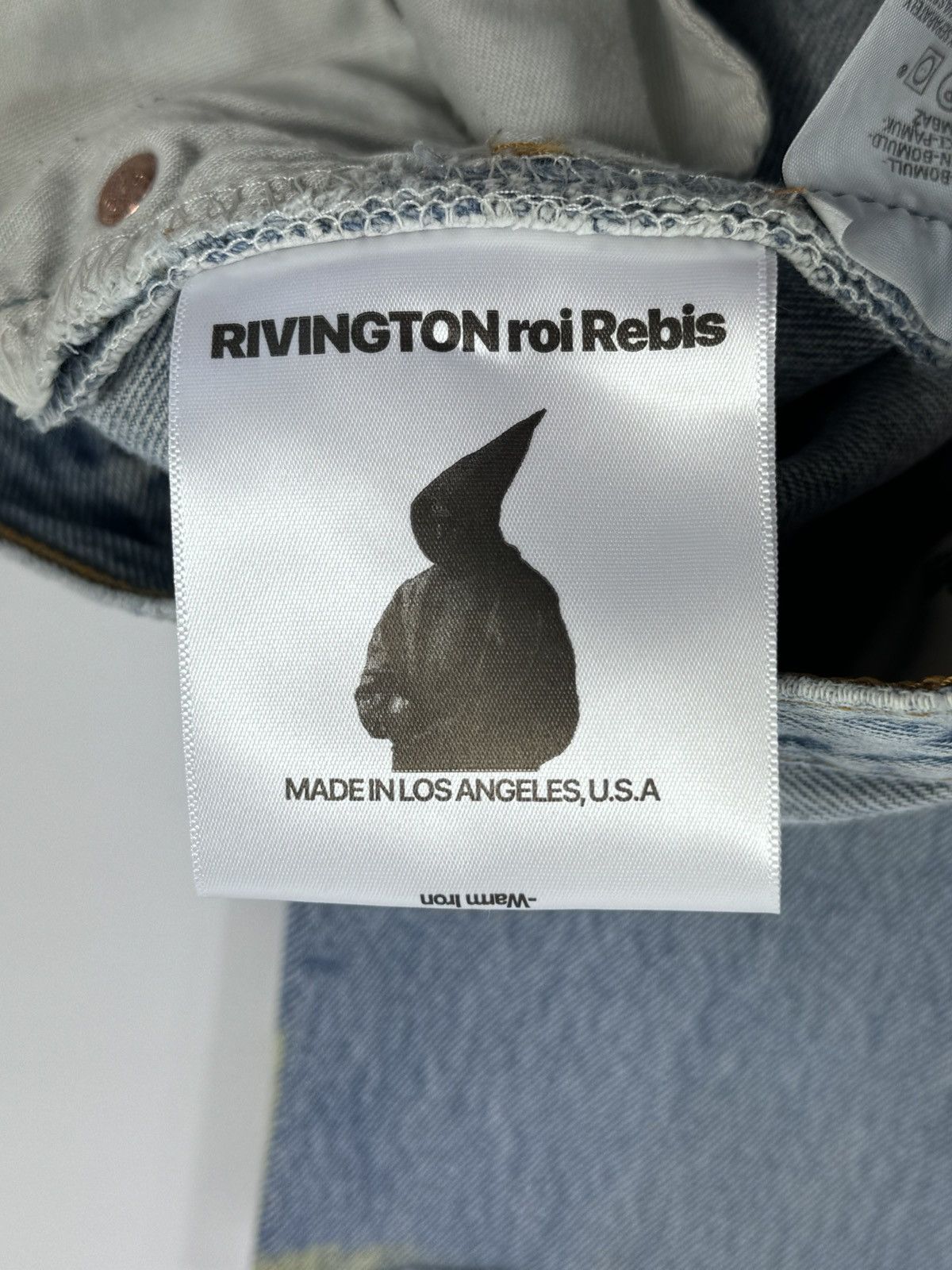 RRR-123 BAPTISM STRAIGHT LEG DENIM SHORTS Size US 32 / EU 48 - 8 Thumbnail