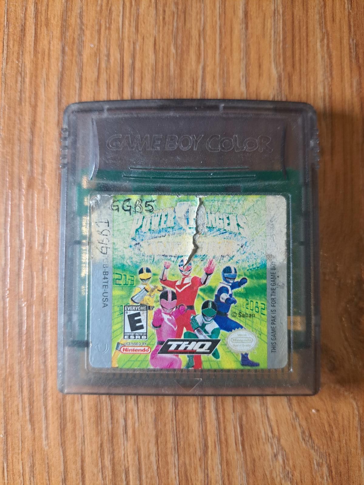 Nintendo Power Rangers Time Force Game Boy Color Cartridge Size ONE SIZE - 1 Thumbnail