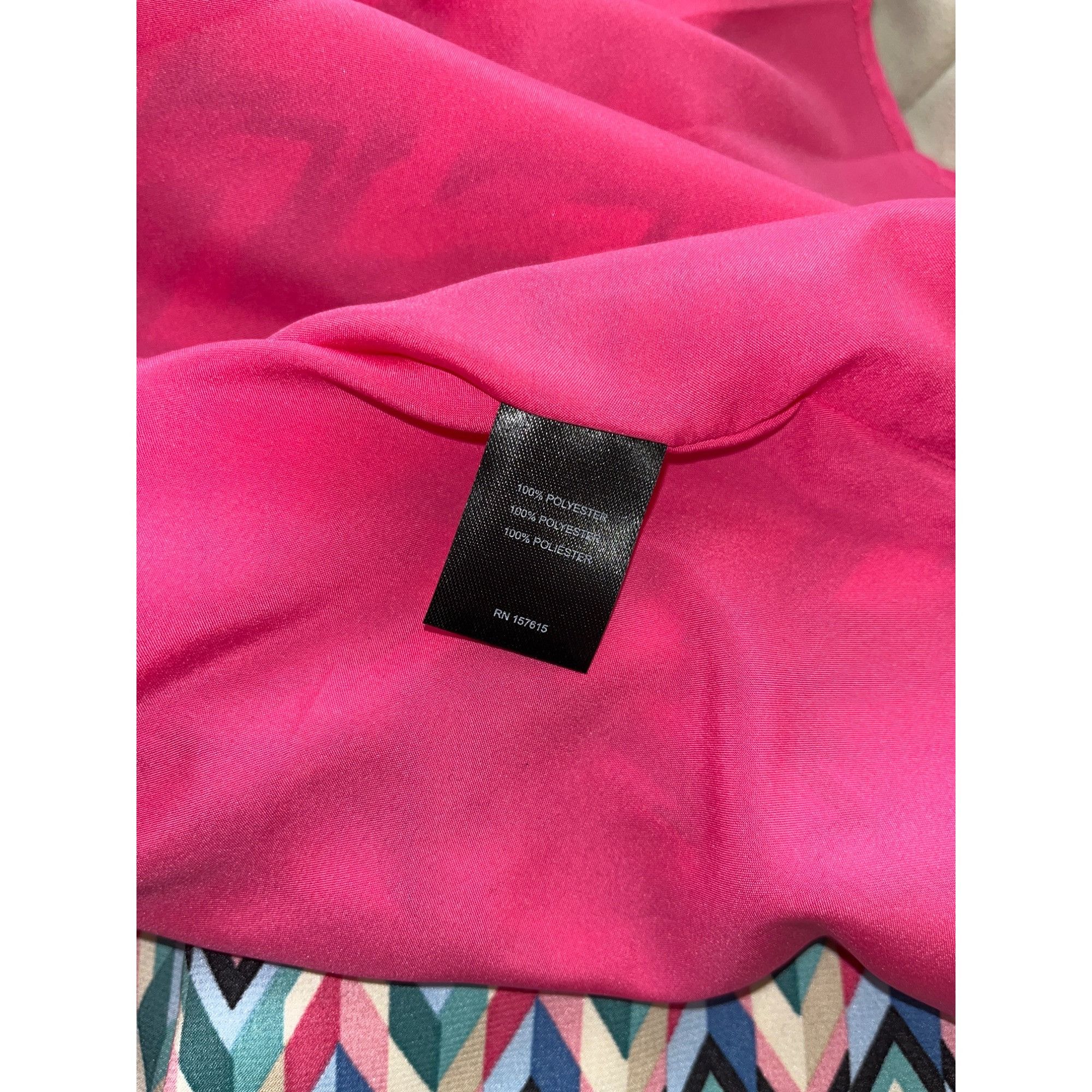 Elie Tahari NWT TAHARI ASL size US12/EU44 pink and turquoise abstract sa Size L / US 10 / IT 46 - 12 Thumbnail
