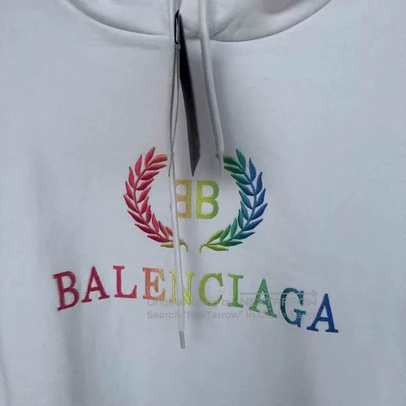 Balenciaga Balenciaga Rainbow Wheat Ear Hoodie Size US S / EU 44-46 / 1 - 3 Thumbnail