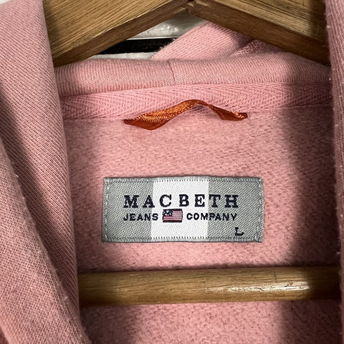Macbeth MACBETH JEANS COMPANY Big Logo Pullover Hoodies #4263-C194 Size L / US 10 / IT 46 - 11 Thumbnail