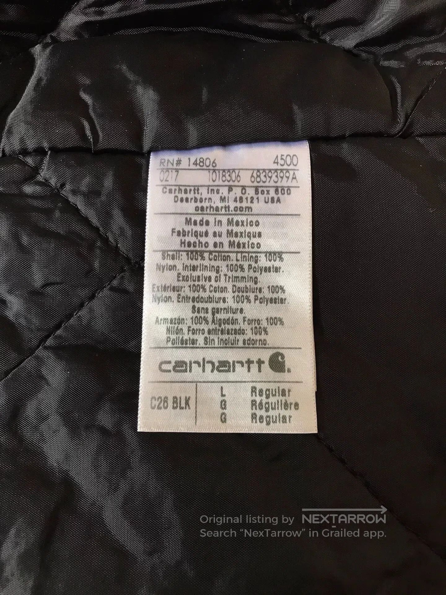 Carhartt Carhartt C26 Washed Canvas Work Jacket. Size US L / EU 52-54 / 3 - 9 Thumbnail