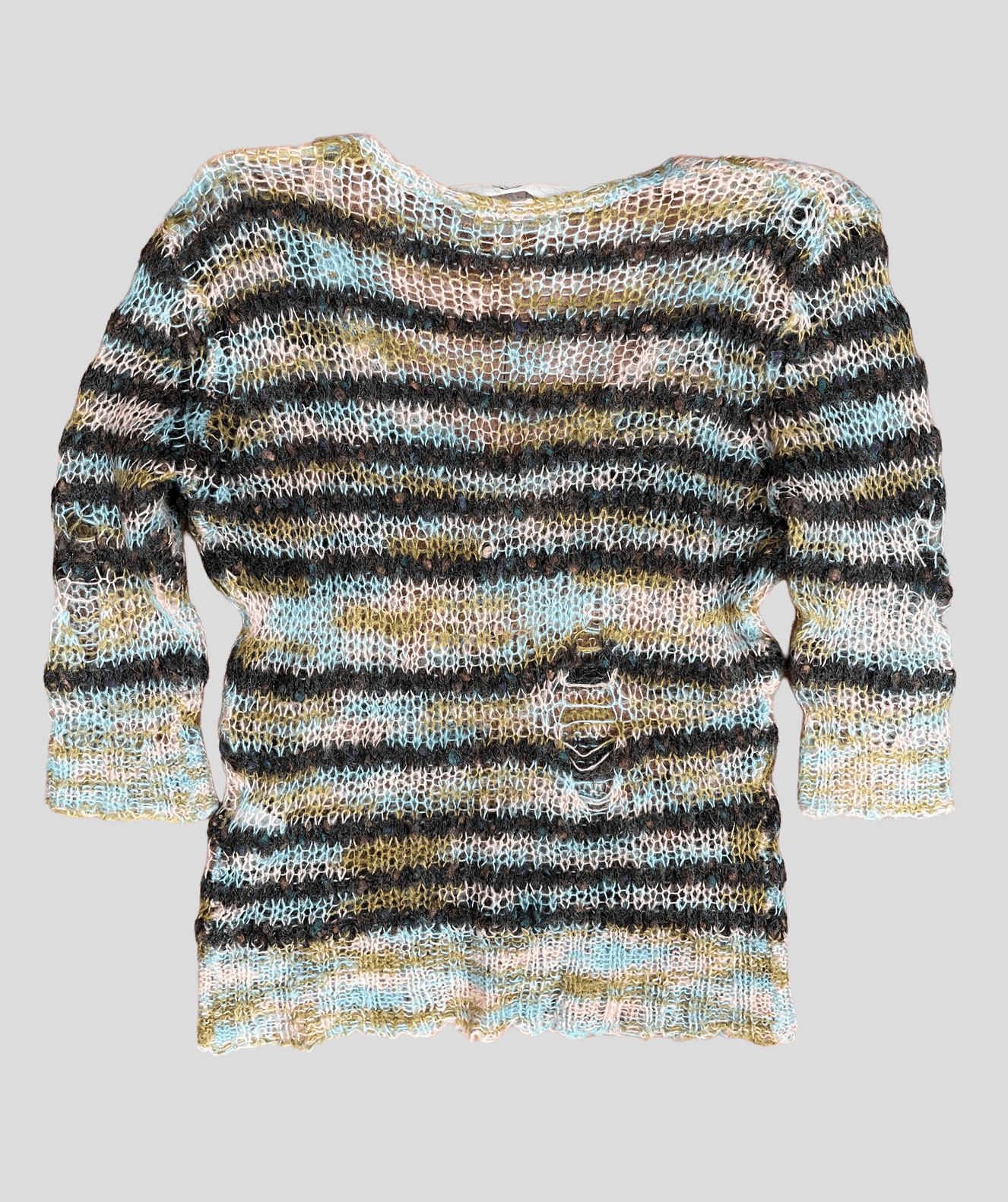 Japanese Brand Another Important Culture Japanese Distressed Knit Size S / US 4 / IT 40 - 3 Thumbnail