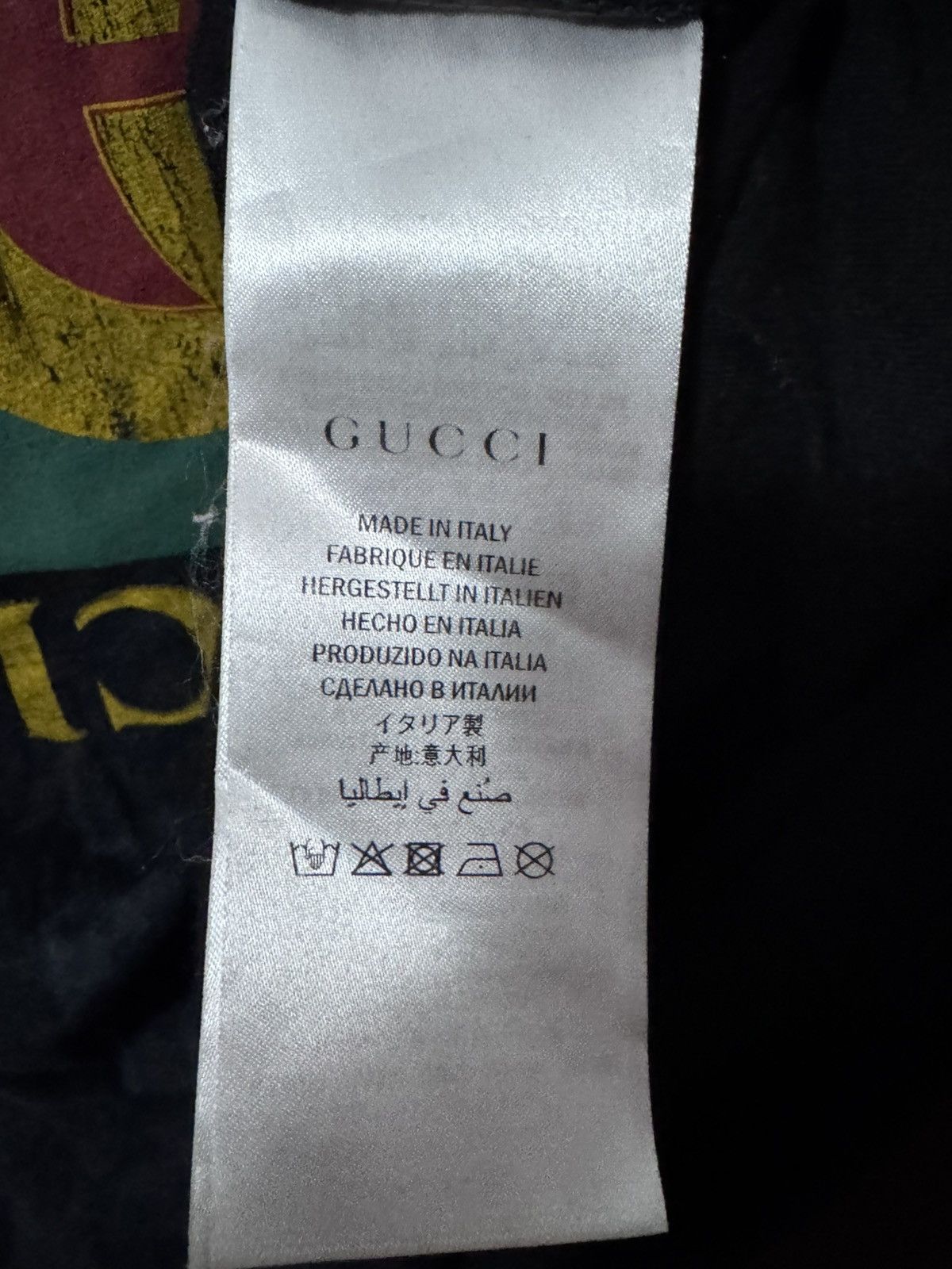 Gucci Gucci Floral Logo T-Shirt Black — BLUELLE🌊🌊 Size US L / EU 52-54 / 3 - 4 Thumbnail