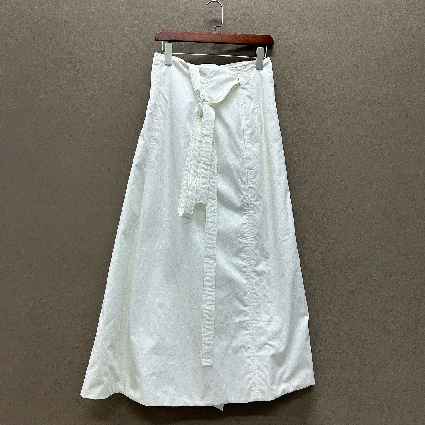 Celine Celine White Cotton Maxi Skirt Size 38 Size 27" / US 4 / IT 40 - 1 Thumbnail