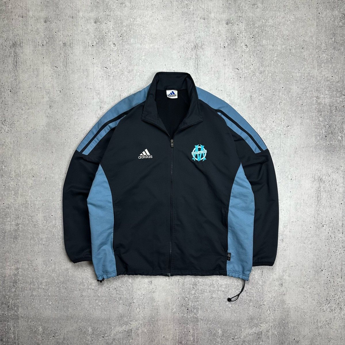 ウェア 00s adidas \"Olympique Marseille\" 2000-01 Olympique Marseille adidas Padded Bench Coat - 9/10