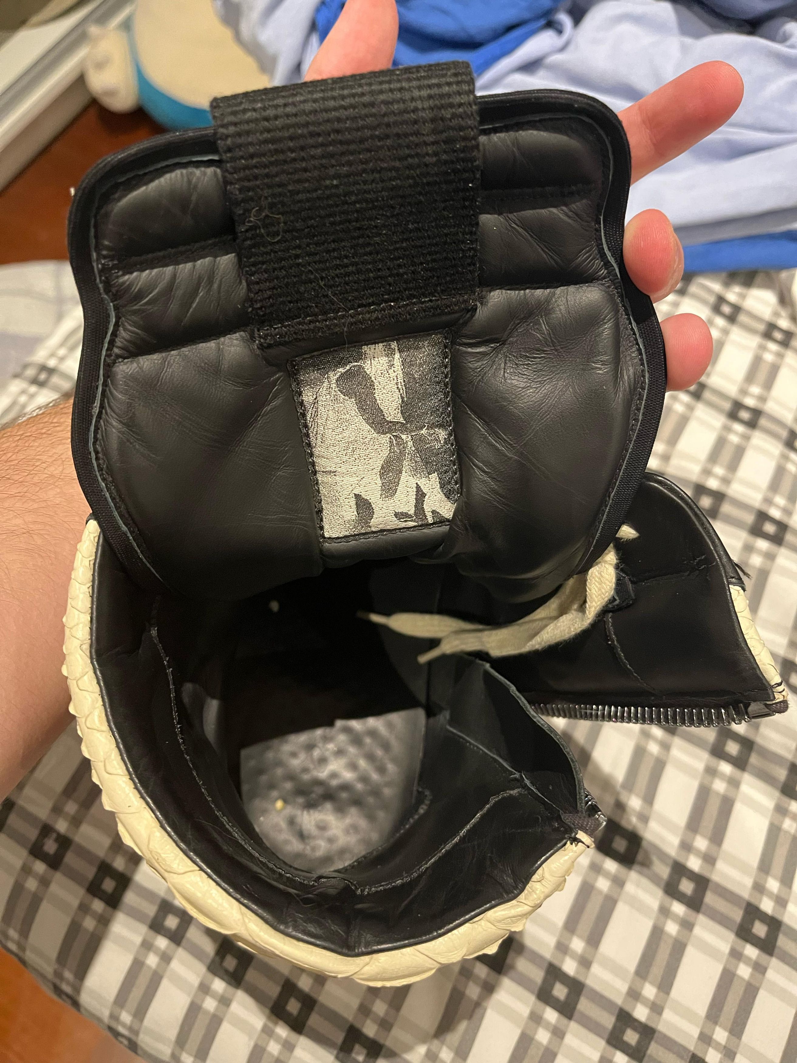 Rick Owens Rick Owens Geobasket 'Beige Black' RU01C4894LPOLPY Size US 11.5 / EU 44-45 - 7 Thumbnail