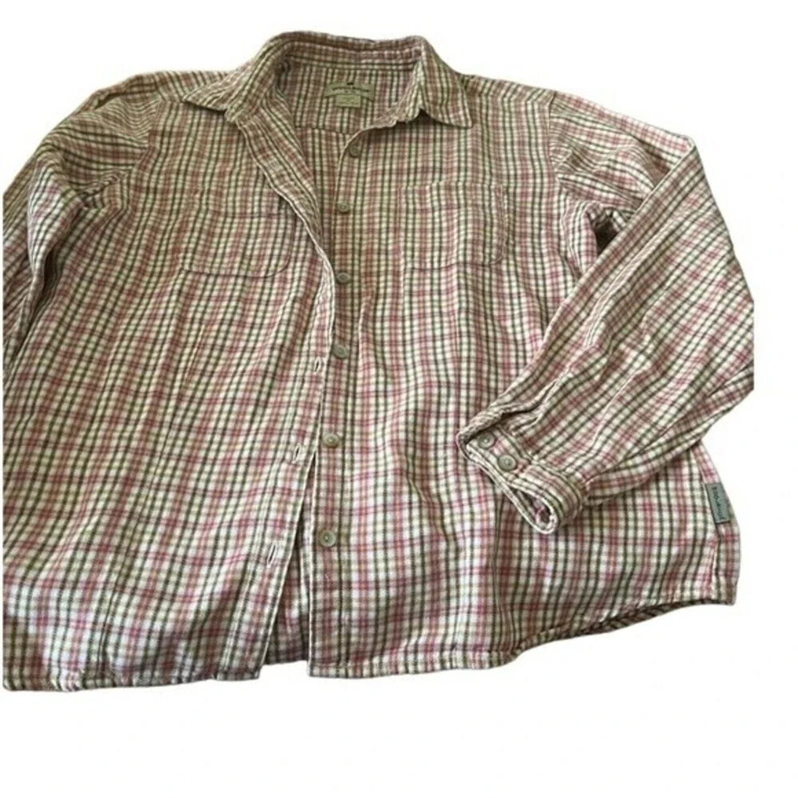 Woolrich Woolen Mills Woolrich button up cotton flannel shirt, size Medium Size M / US 6-8 / IT 42-44 - 1 Thumbnail