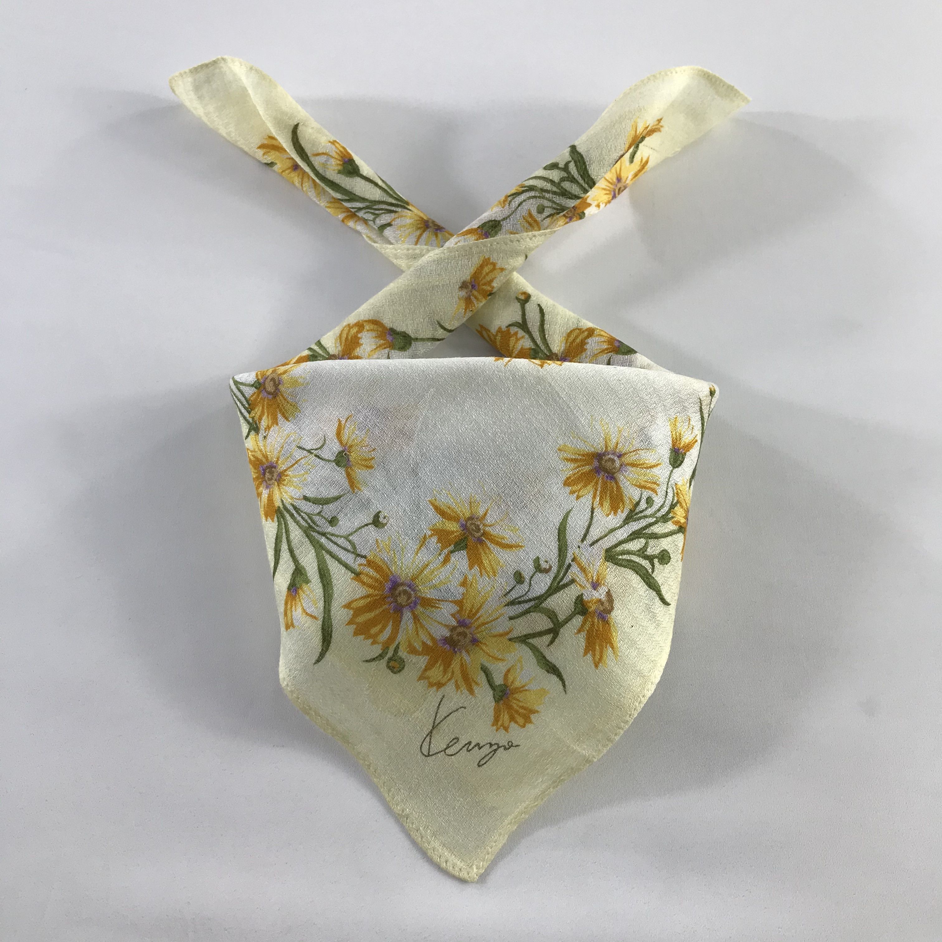 Kenzo × Vintage Kenzo Bandana / Handkerchief / Neckerchief - S579 Size ONE SIZE - 3 Thumbnail