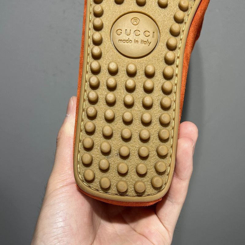 Gucci Gucci Stylish Red Flat Shoes - Size US 9.5 / EU 42-43 - 3 Thumbnail